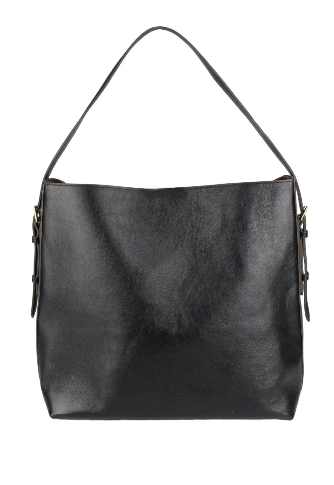 Bolsa Tote Nua Duza Couro Preto