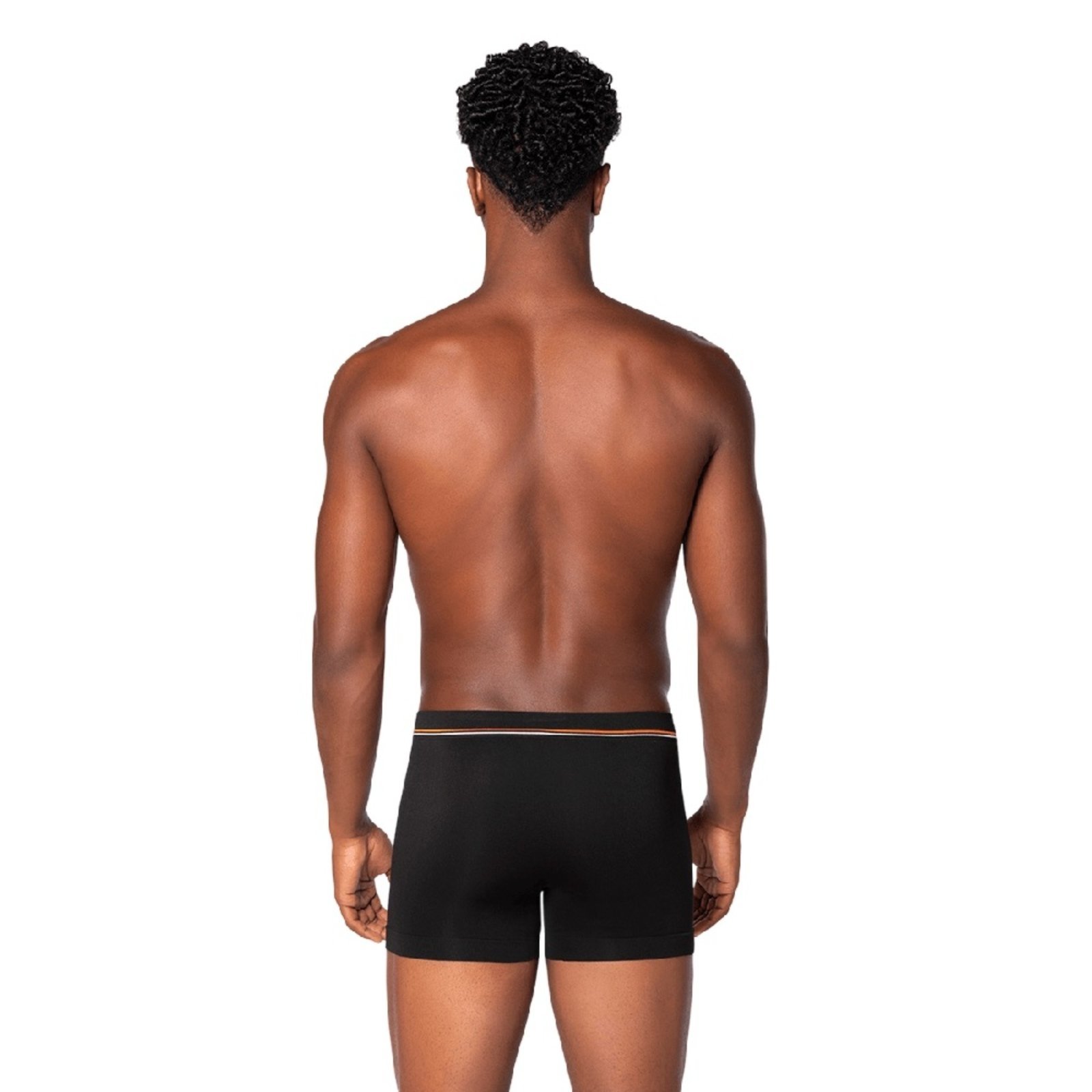 Vista 3 Cueca Lupo Boxer Microfibra Cós Liso - 0 preto Lupo preto