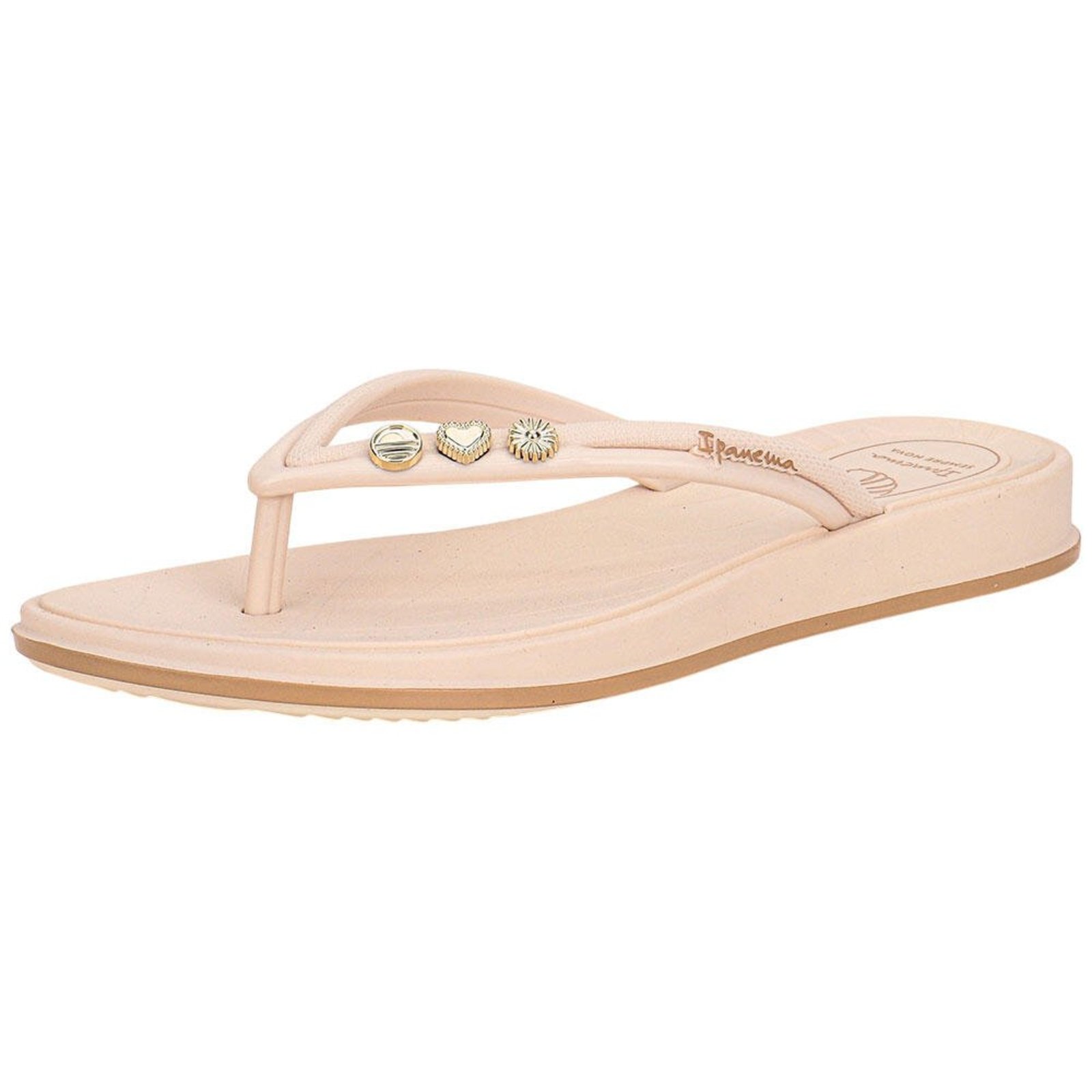 Chinelo Feminino Shine Pin Ipanema 27573 3297573 Bege
