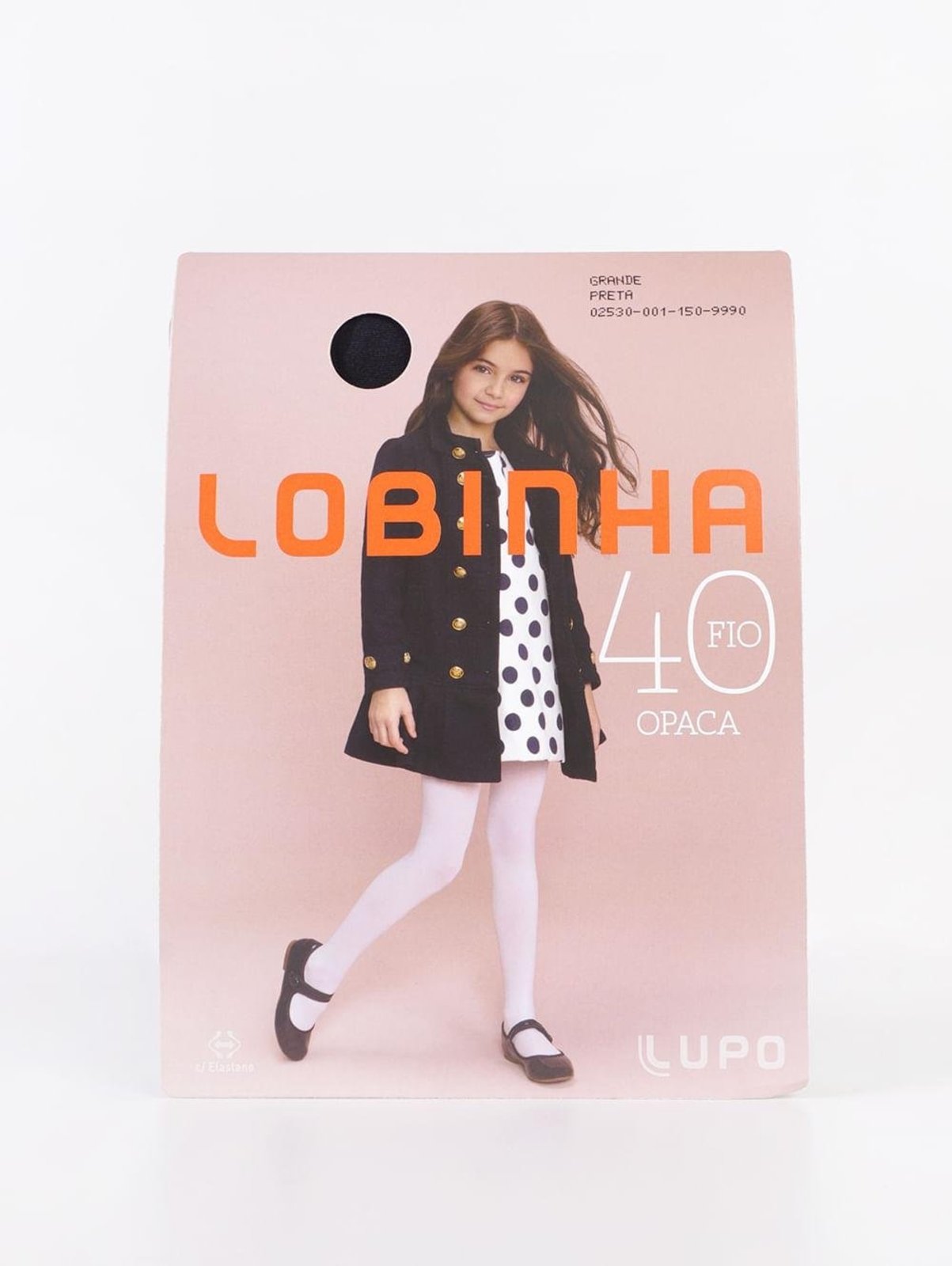 Meia - Calça Fio 40 Juvenil Para Menina - PRETO