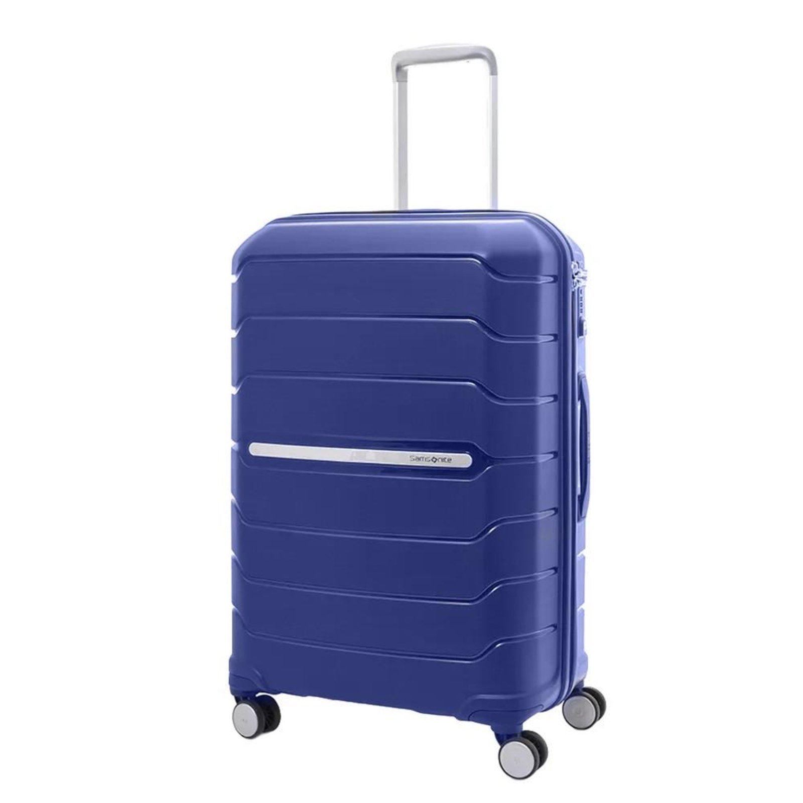 Vista 3 Mala De Viagem Samsonite Octolite Expansível Média Azul incolor azul Samsonite incolor azul