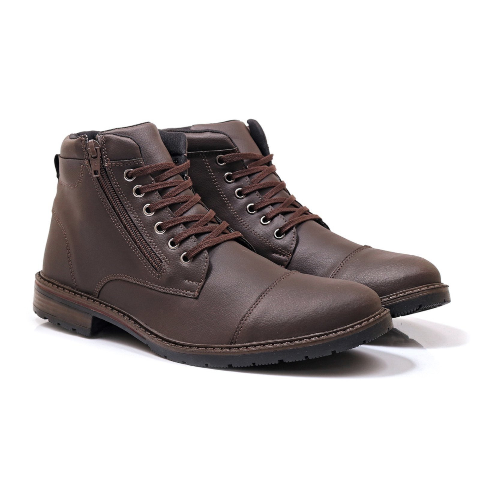Bota Coturno Masculino Nine4 Casual Macio Comfort - Café