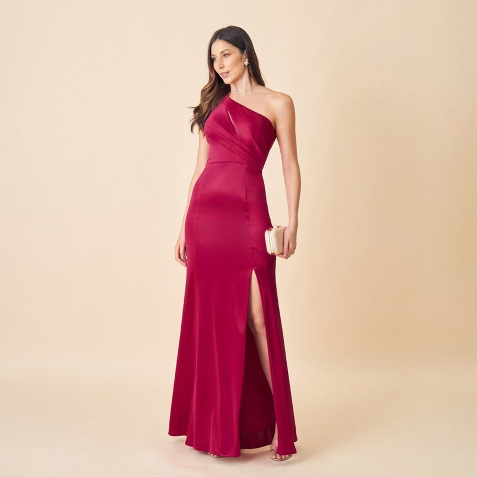 Vestido Auston Bruna Vermelho