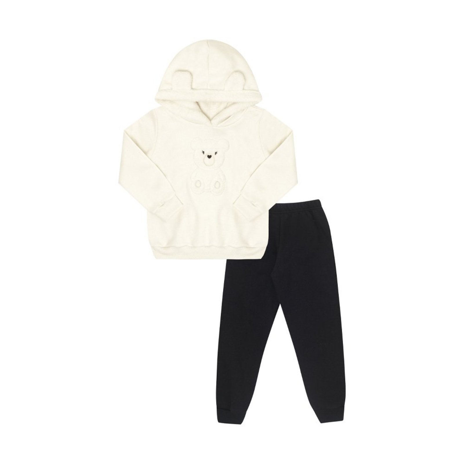 Infantil - Conjunto Primeiros Passos Menina - Off White - 50231-1271 Bege