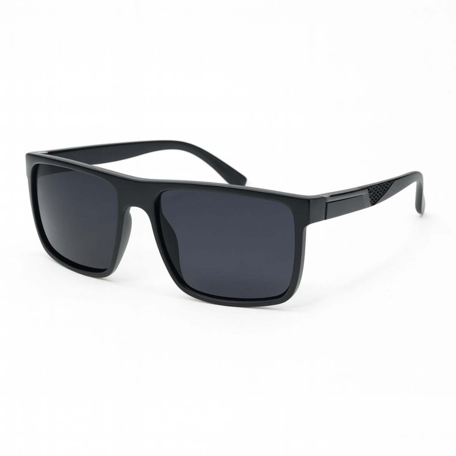 Óculos de Sol Masculino Quadrado Preto UV400 Estilo Premium