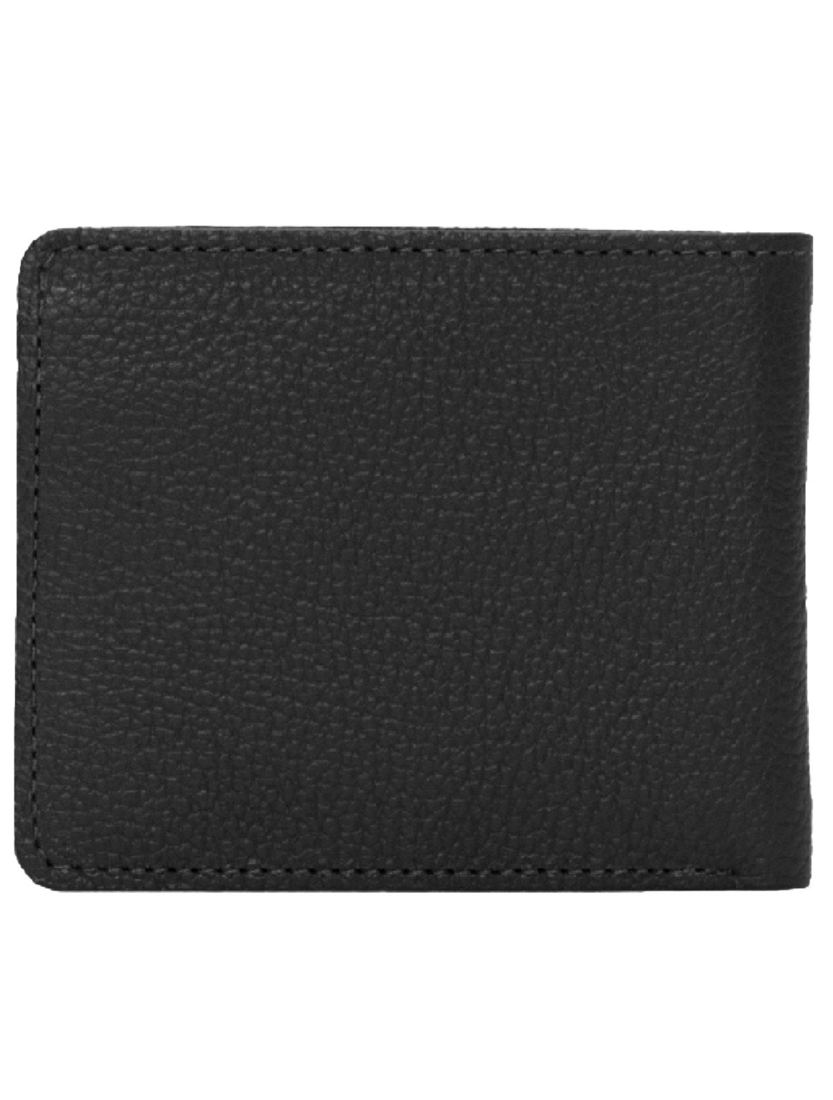 Vista 3 Carteira Calvin Klein Masculina Vertical Logo Relief Preta preto Calvin Klein preto