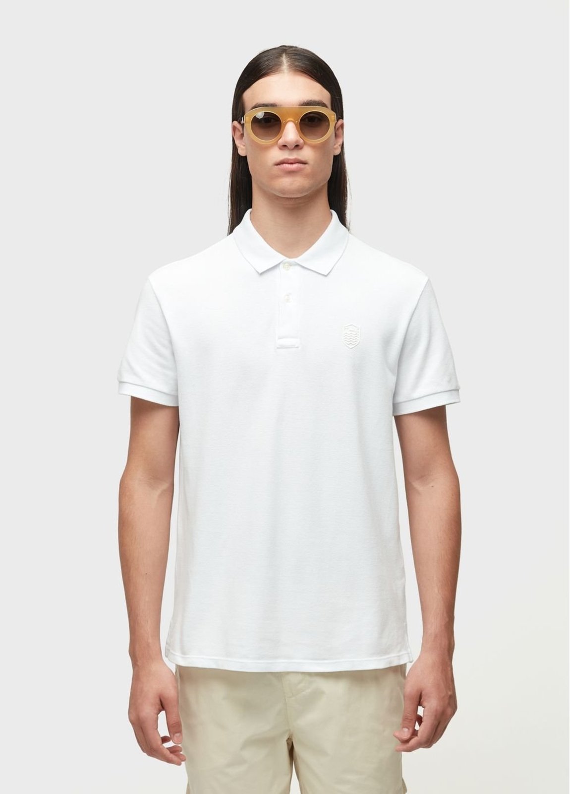 Polo brasão embossed color OSKLEN
