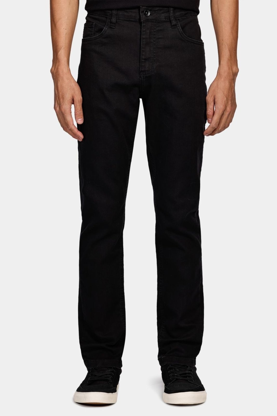 Vista 2 Calça Jeans Skinny Super Power Black Preto Aramis preto black Aramis preto black