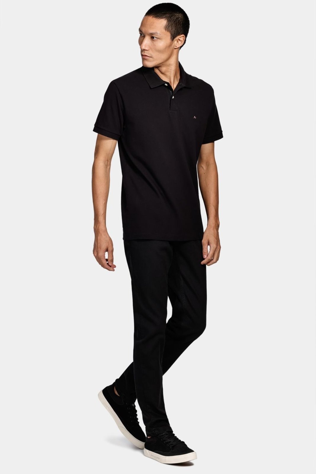 Vista 3 Calça Jeans Skinny Super Power Black Preto Aramis preto black Aramis preto black
