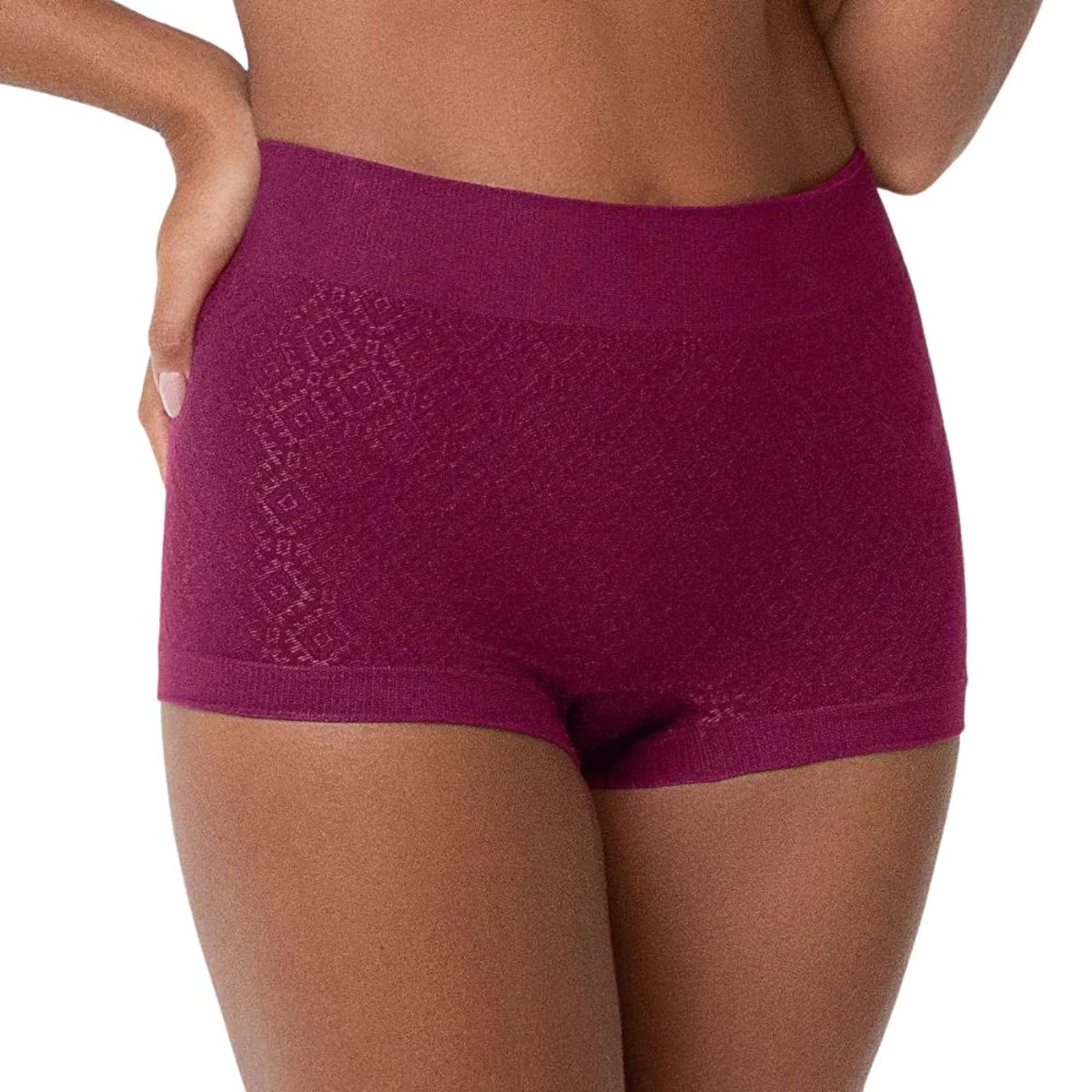Calcinha Boxer Sem Costura Estampada Zee Rucci .