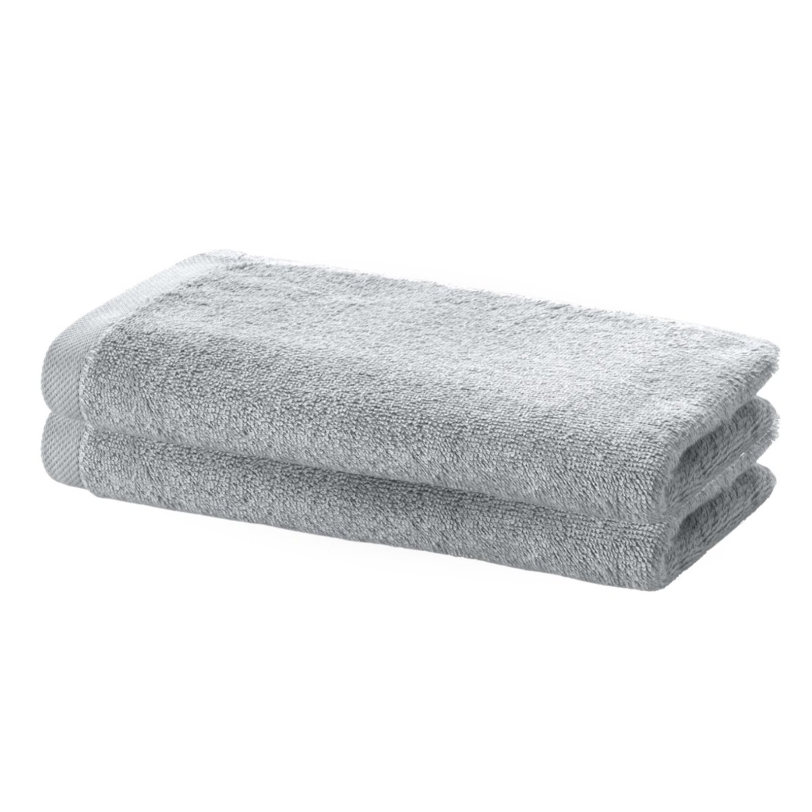 Kit Toalha Lavabo Döhler Algodão Florença 2 Peças Cinza