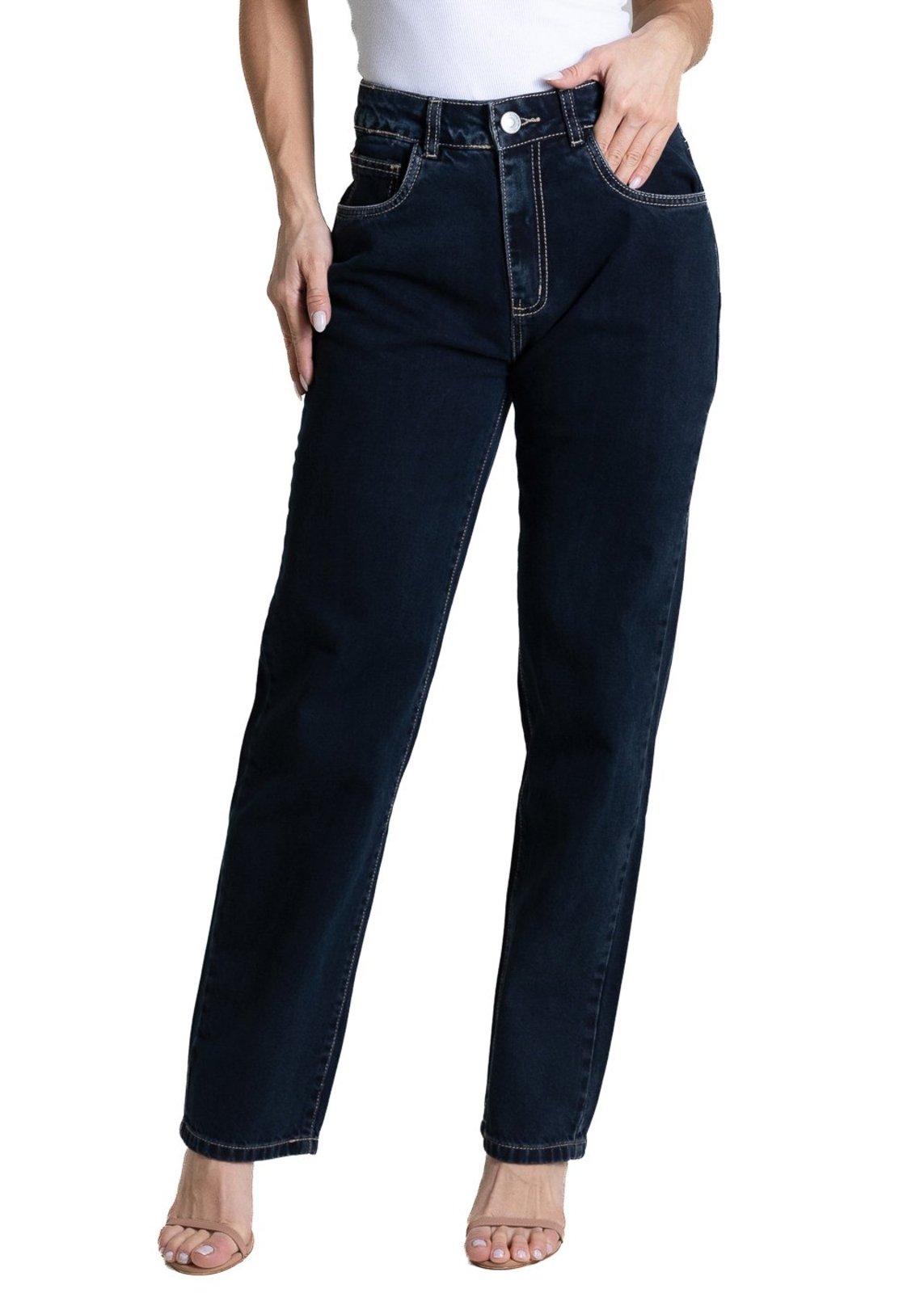 Calça Jeans Sawary Reta - 284137 - Preto - Sawary