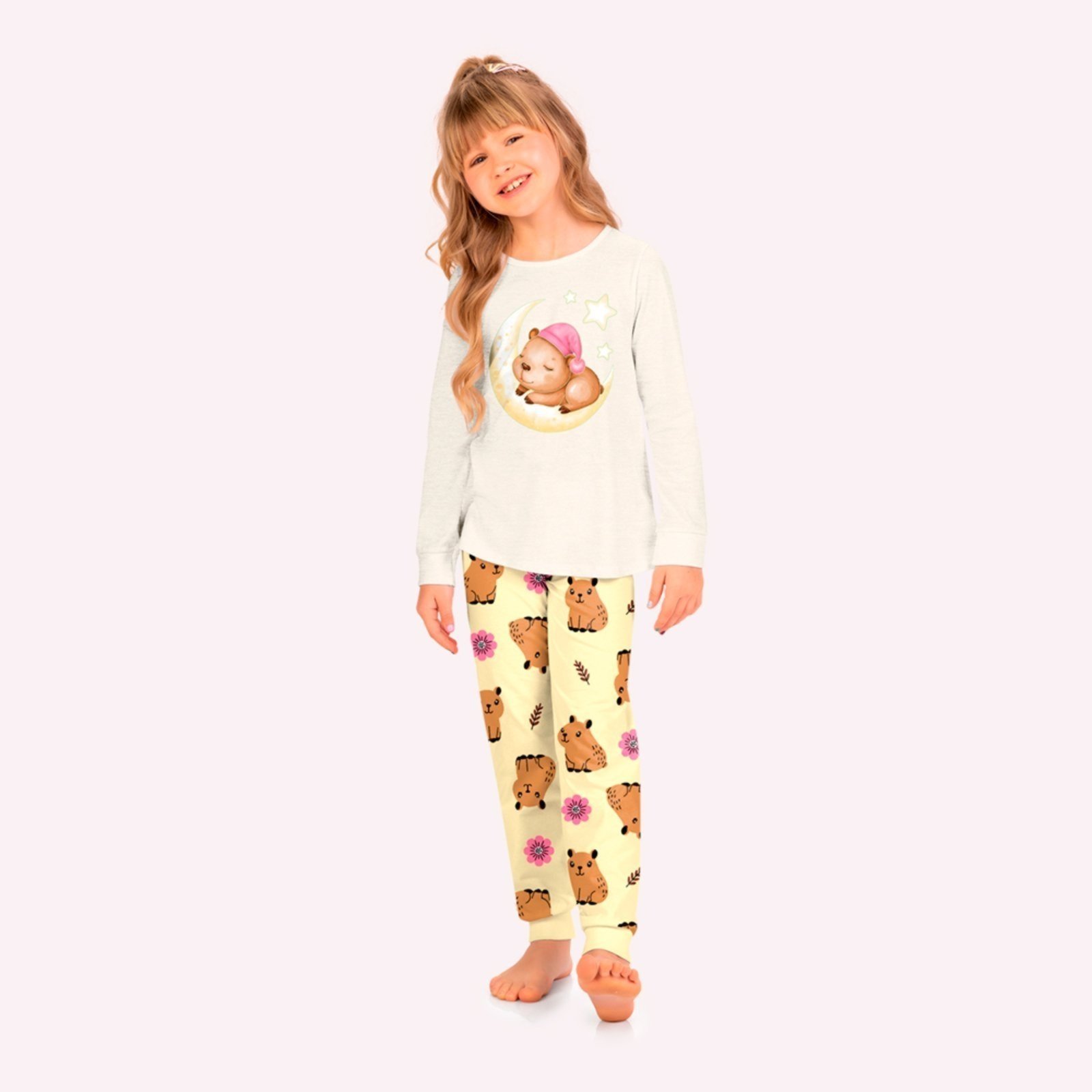 Pijama Menina Capivara Kyly