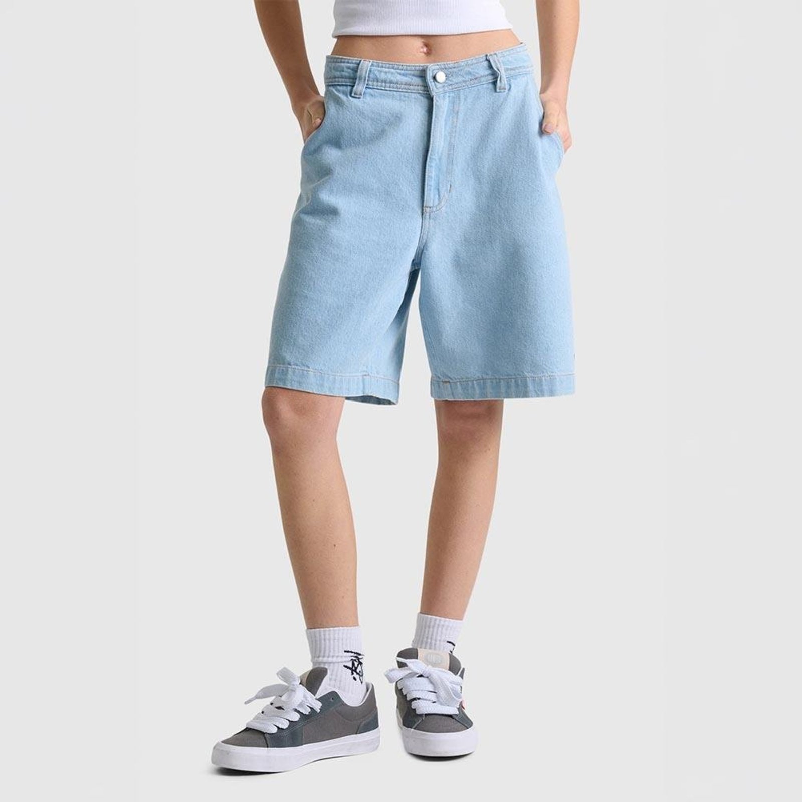 Bermuda Jeans Regular Logo Unico