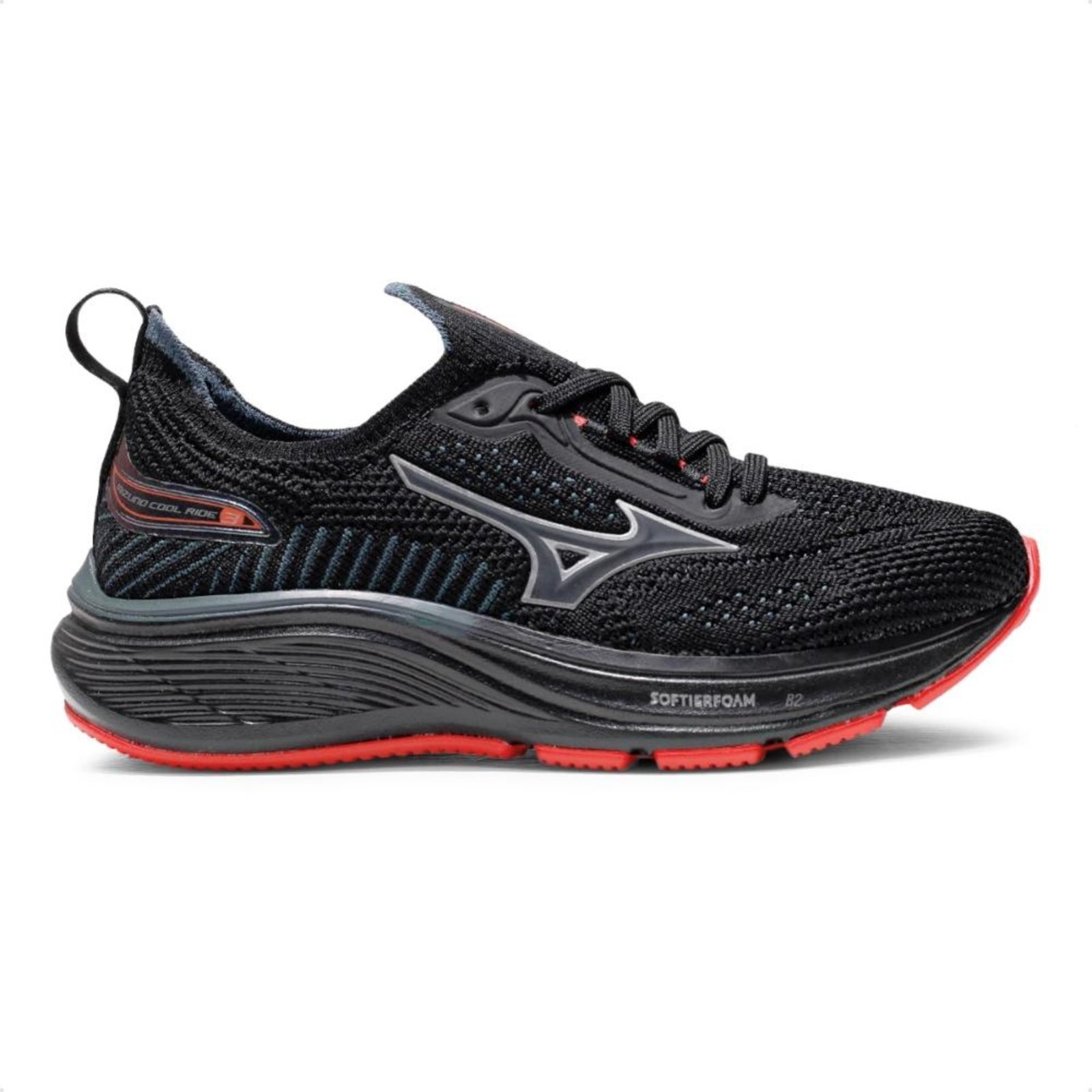 Infantil - Tênis Mizuno Cool Ride 3 Junior Unissex Preto