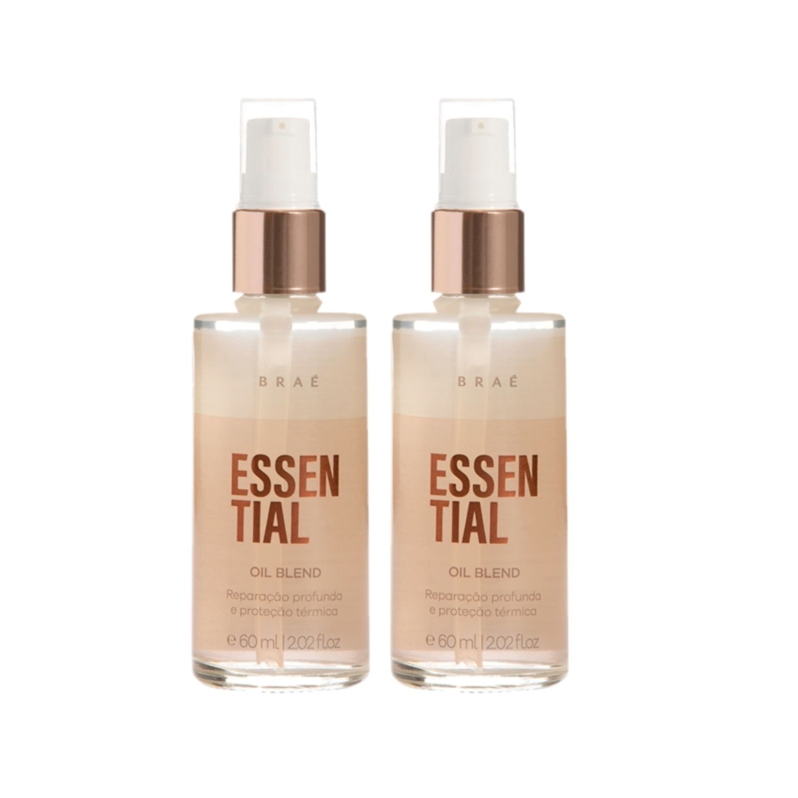 Kit Braé Essential Oil Repair – Óleo Reparador 60 ml (2 unidades)