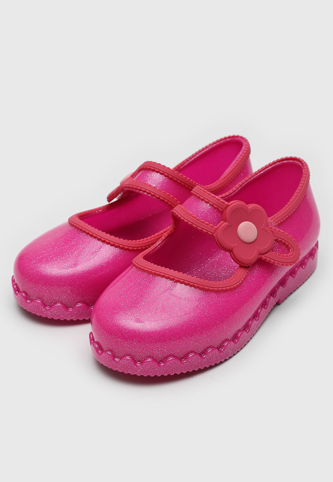 Vista 2 Infantil - Sapatilha Mini Melissa Hip Bailerina rosa Mini Melissa rosa