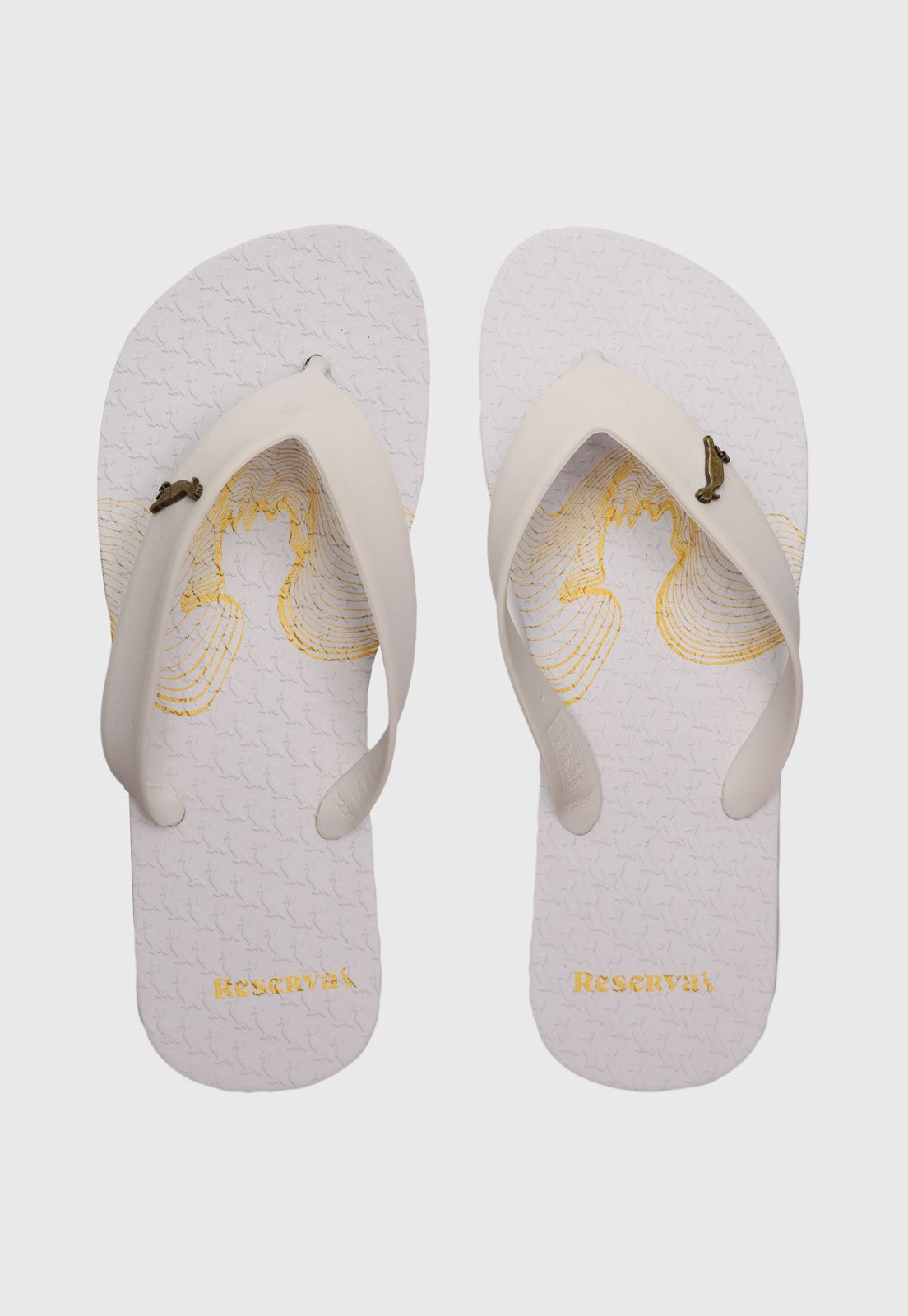Chinelo Reserva De Dedo Off-White