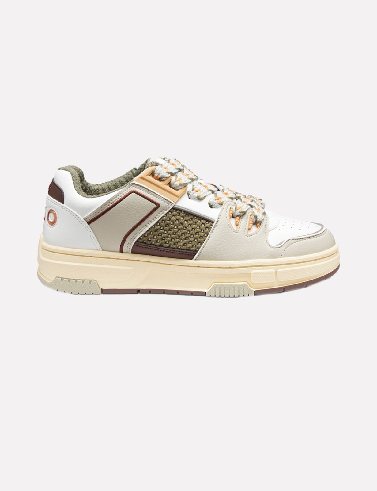 Tênis Hugo Boss Masculino Yarrow Tenn Pume Branco/Cáqui