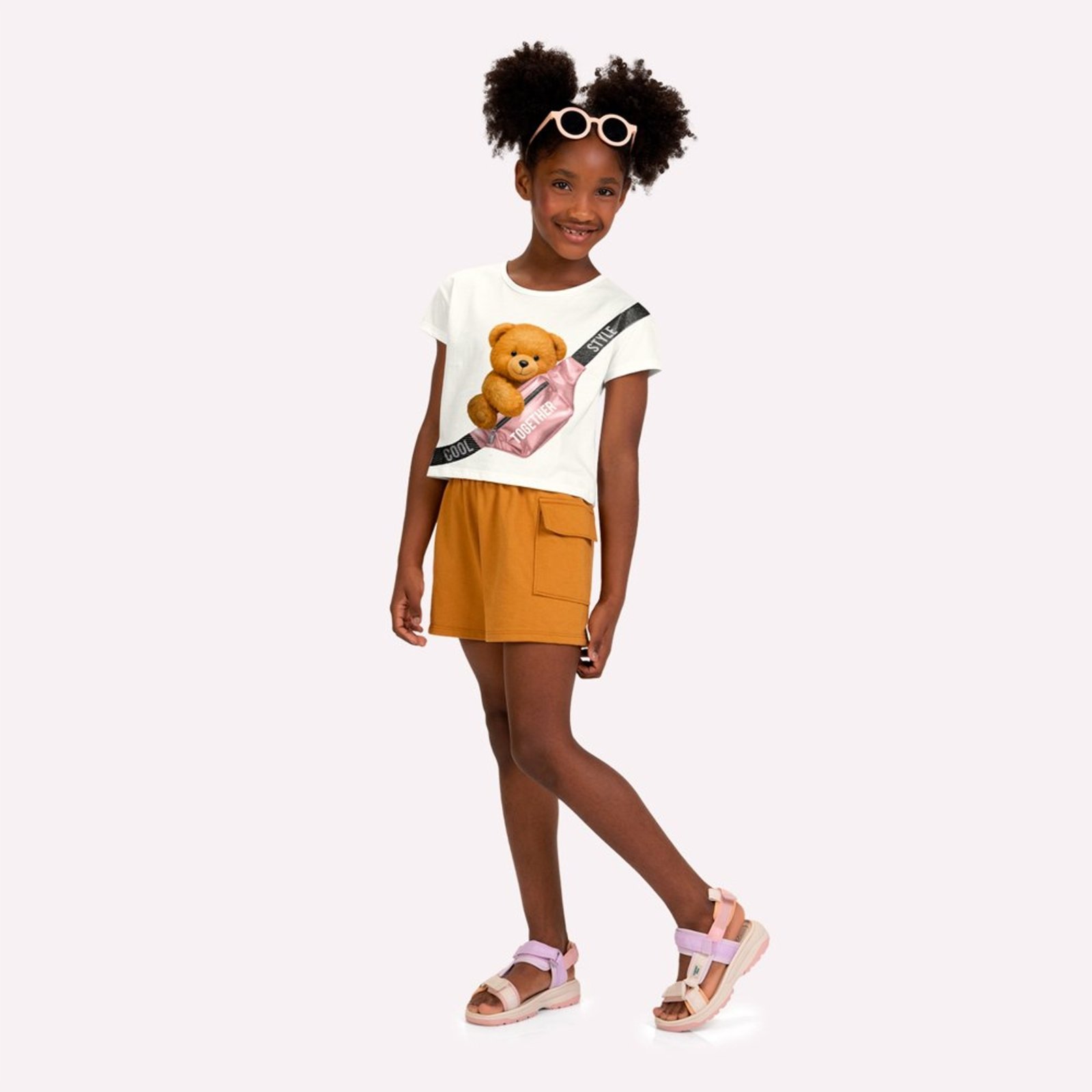 Infantil - Conjunto Menina Ursinho Kyly