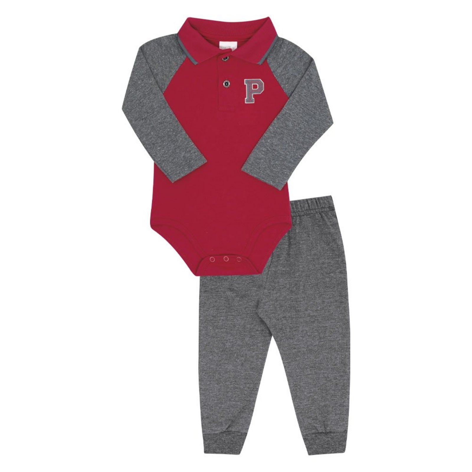 Infantil - Conjunto Menino - Vermelho - 52668-65