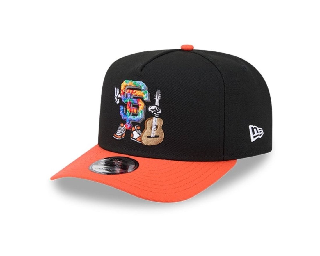 Bone New Era 9FIFTY A-Frame San Francisco Giants Preto