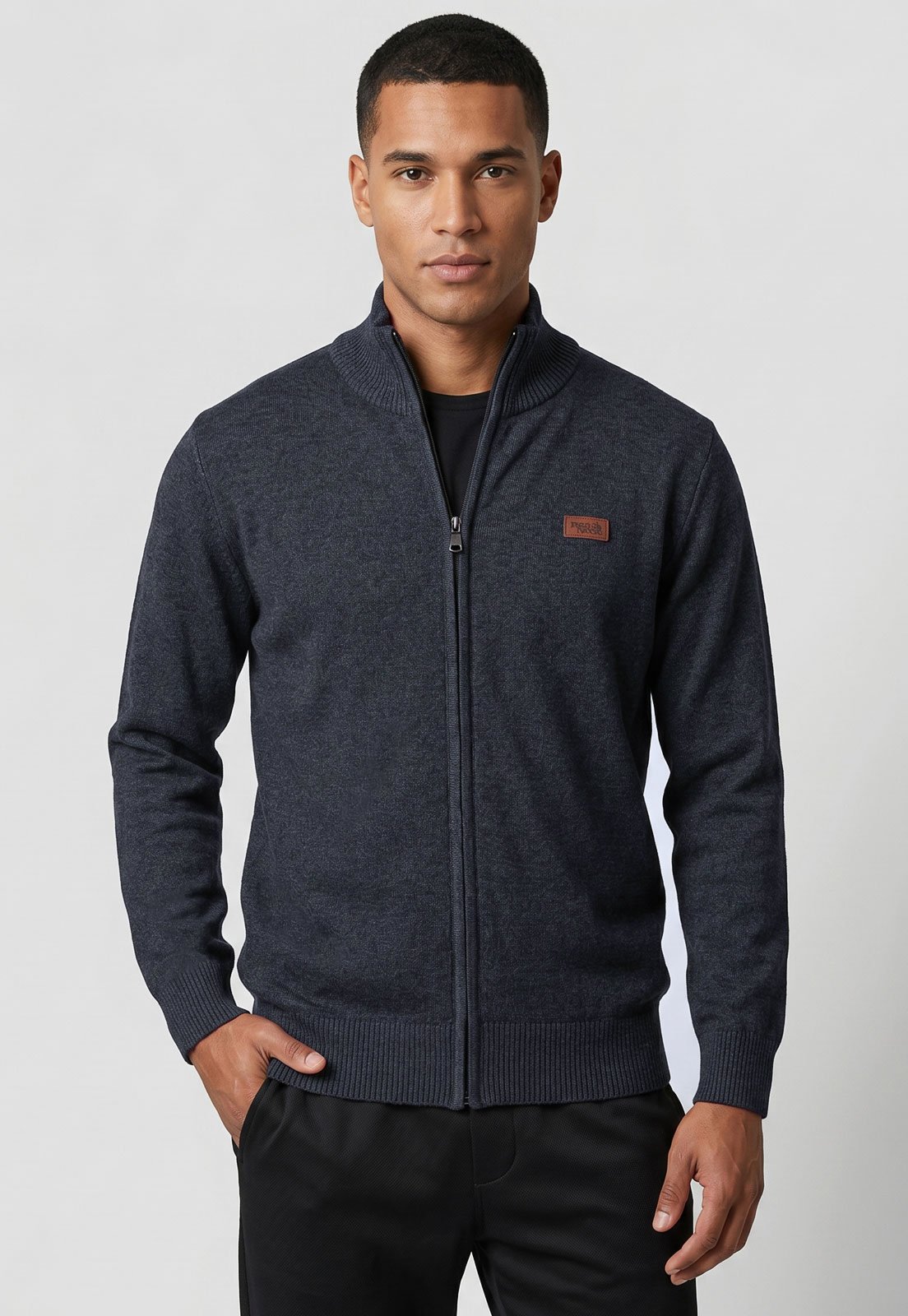 Cardigan Masculino Red Nose Gola Alta Azul-Marinho