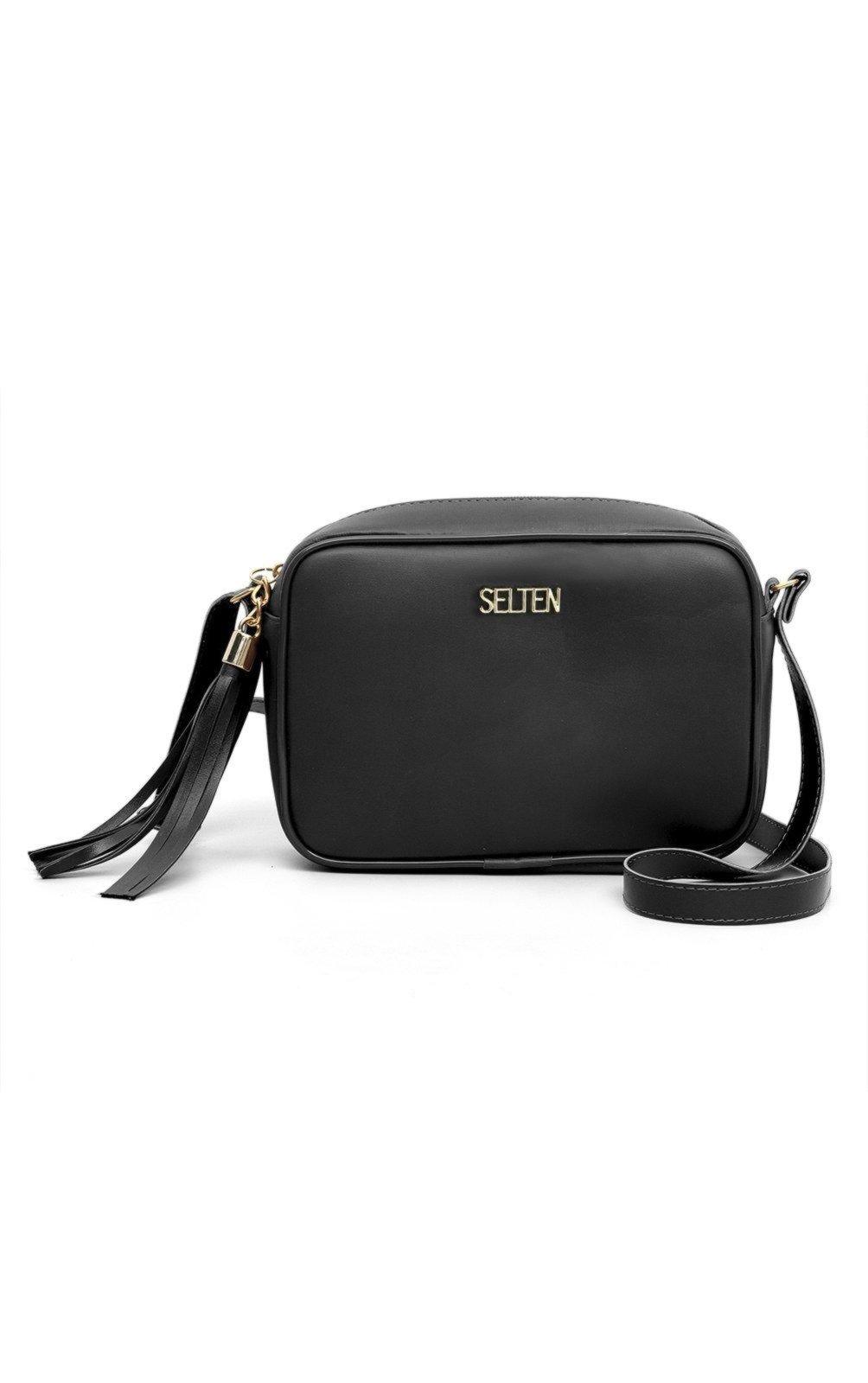 Bolsa Feminina Lateral Selten Pequena Preta