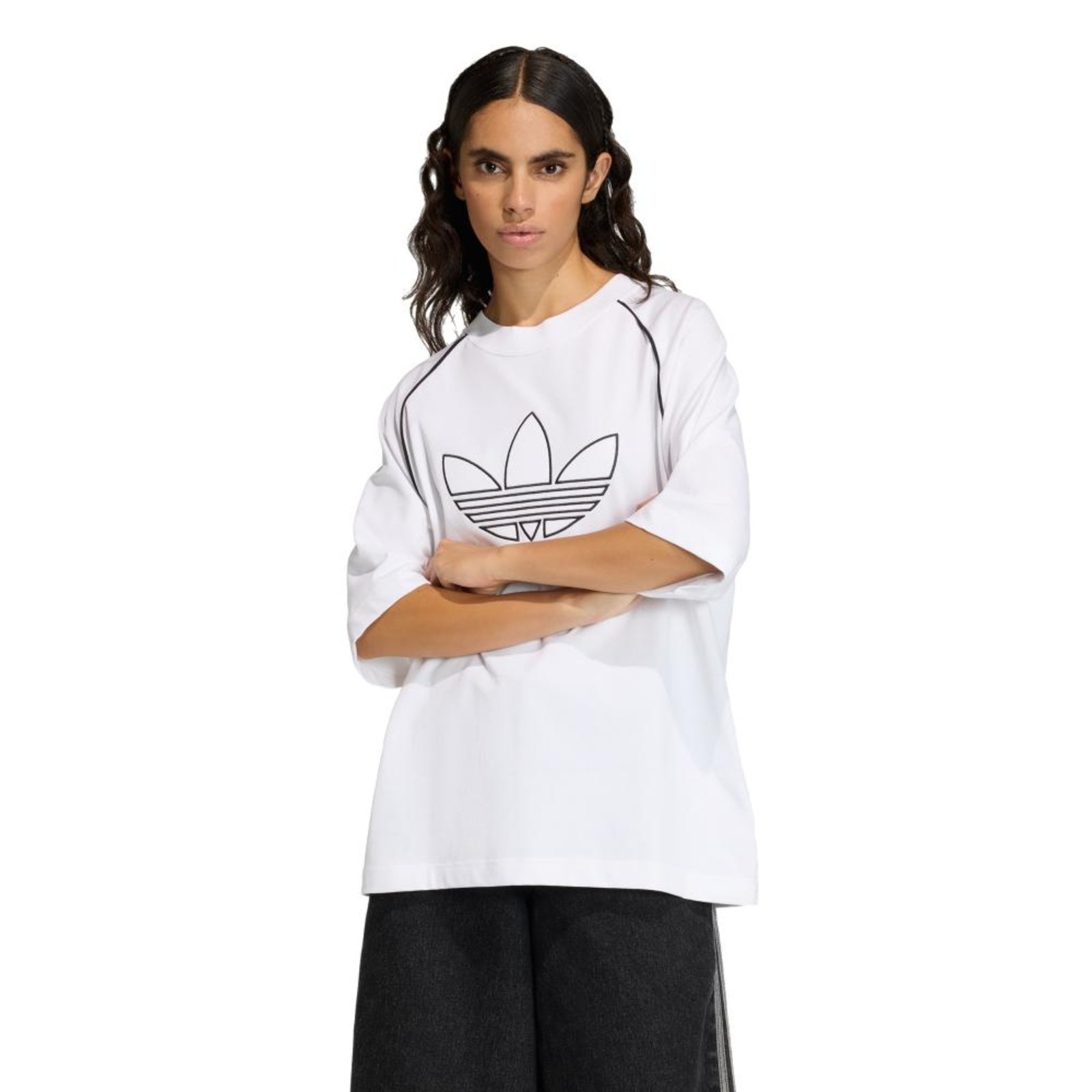 CAMISETA OVERSIZED (ADILENIUM) adidas Originals Branco