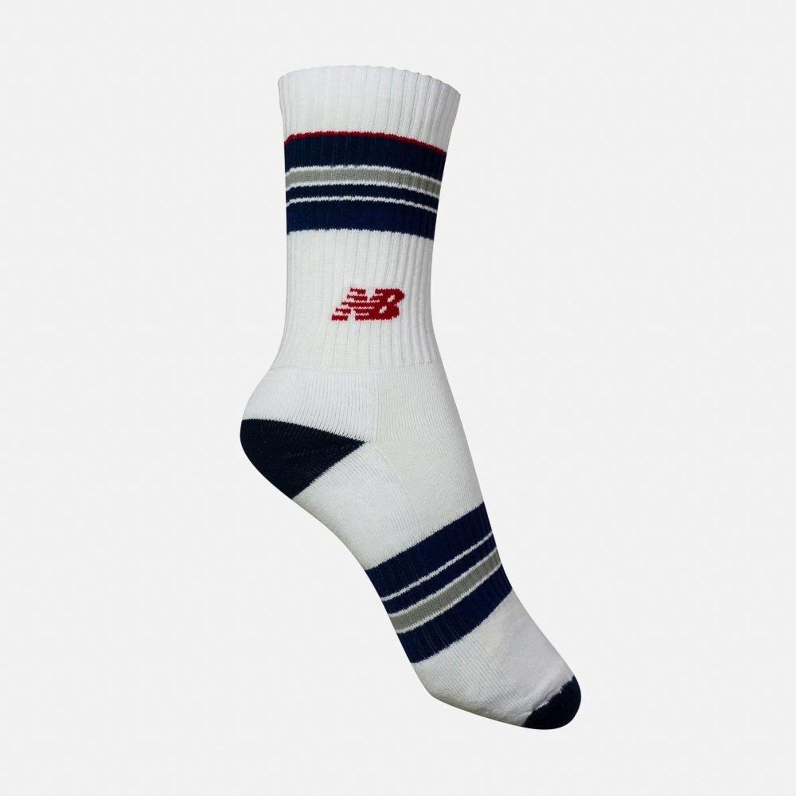 Meia Listras Canelada - Cano Alto Unisex