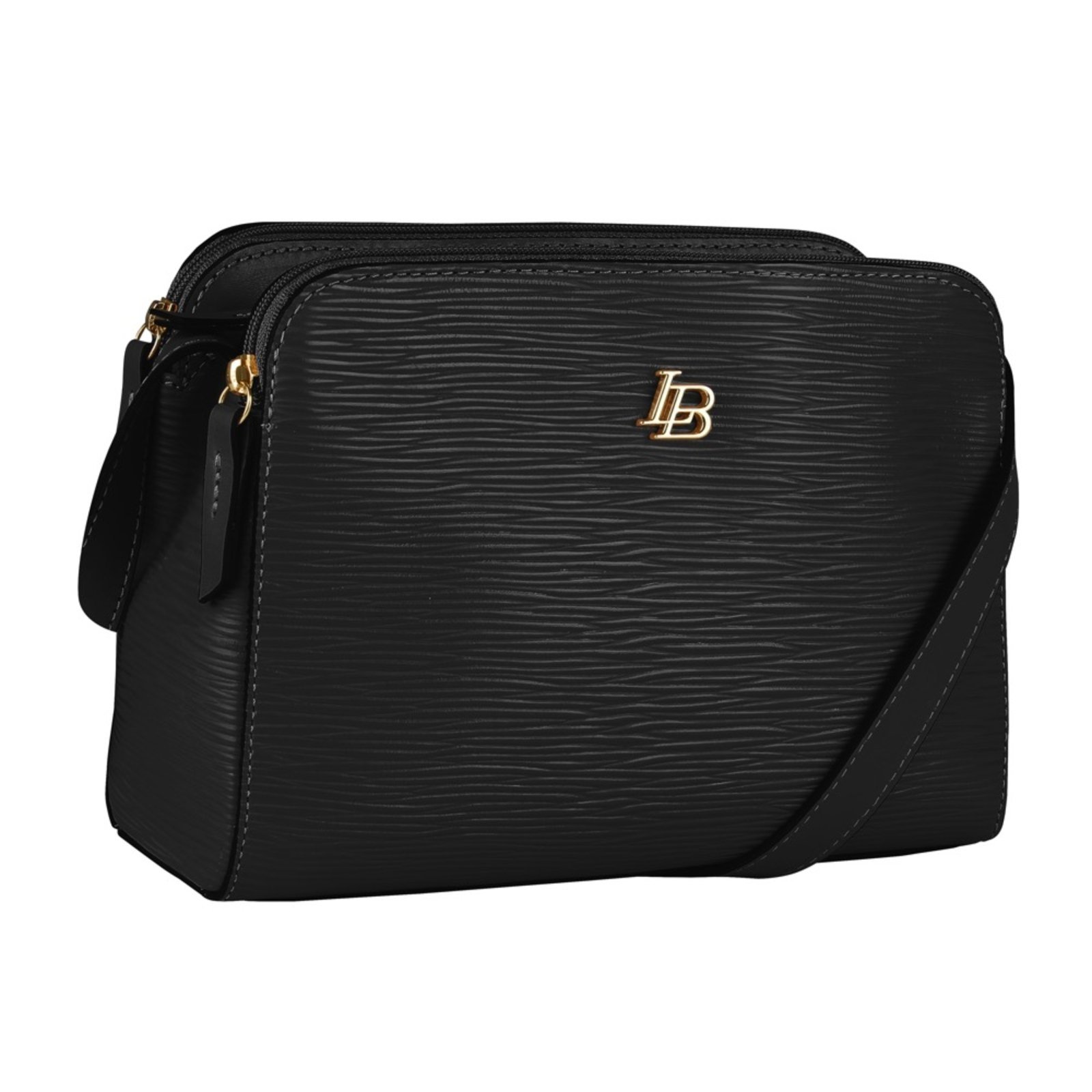 Bolsa Média Alice Linea Bella Aura 5433 Preto