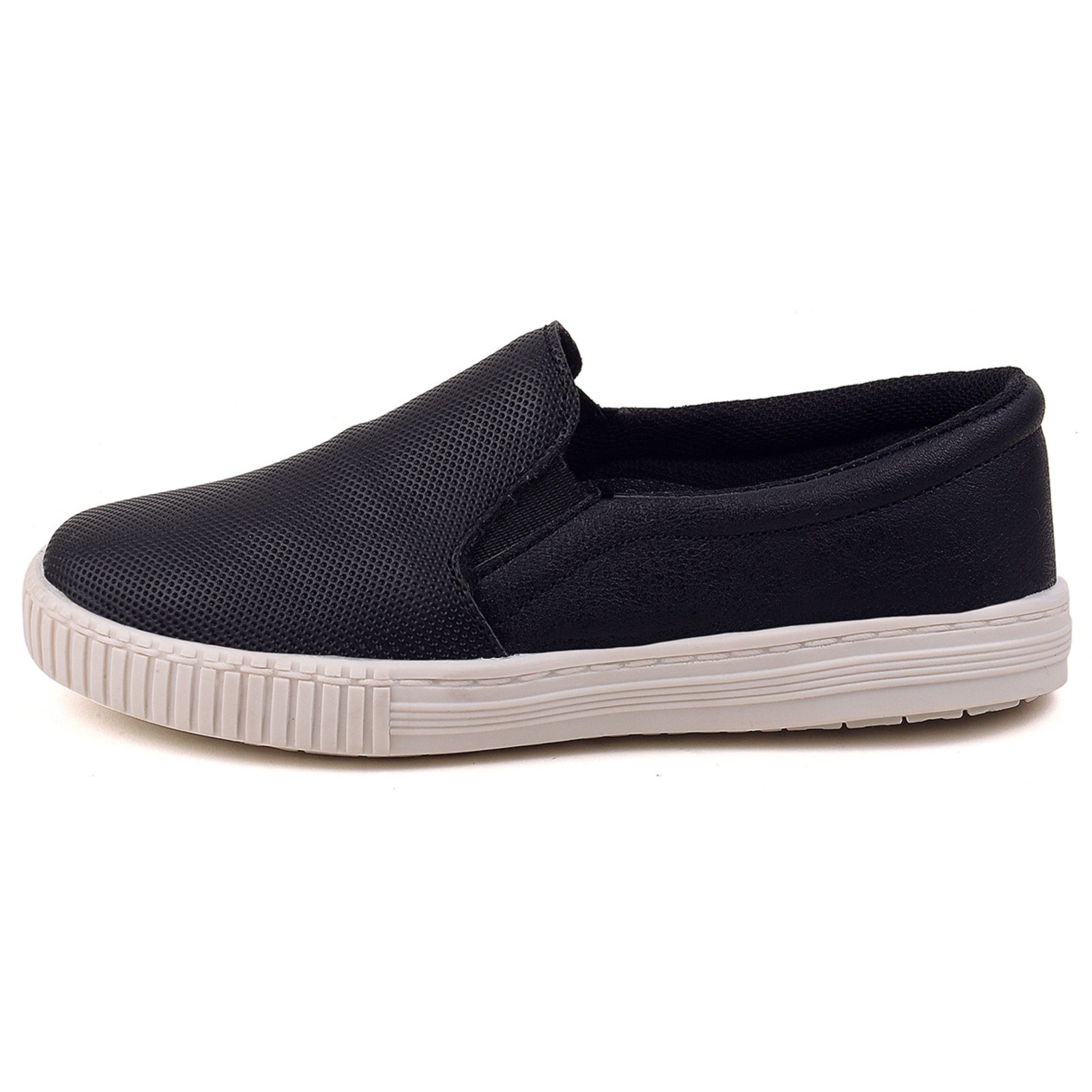 Vista 3 Infantil - Sapatilha Iate Slip On Meninos Casual CALCADOS LGHT LIGHT preto CALCADOS LGHT LIGHT preto