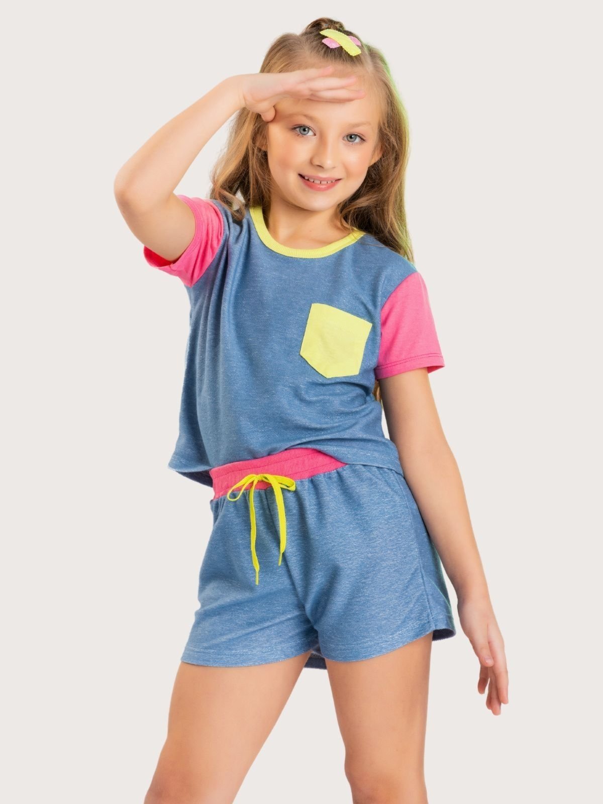 Vista 2 Infantil - Conjunto Platinum Estilo PLATINUM KIDS jeans azul PLATINUM KIDS jeans azul