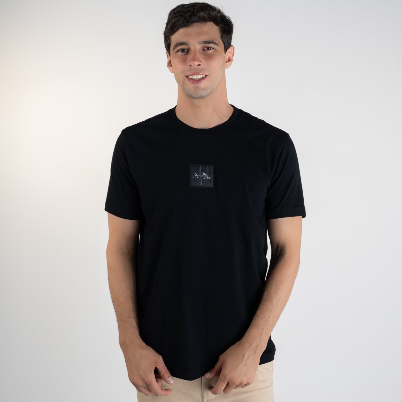 Vista 2 Camiseta Acostamento Essence preto Acostamento preto