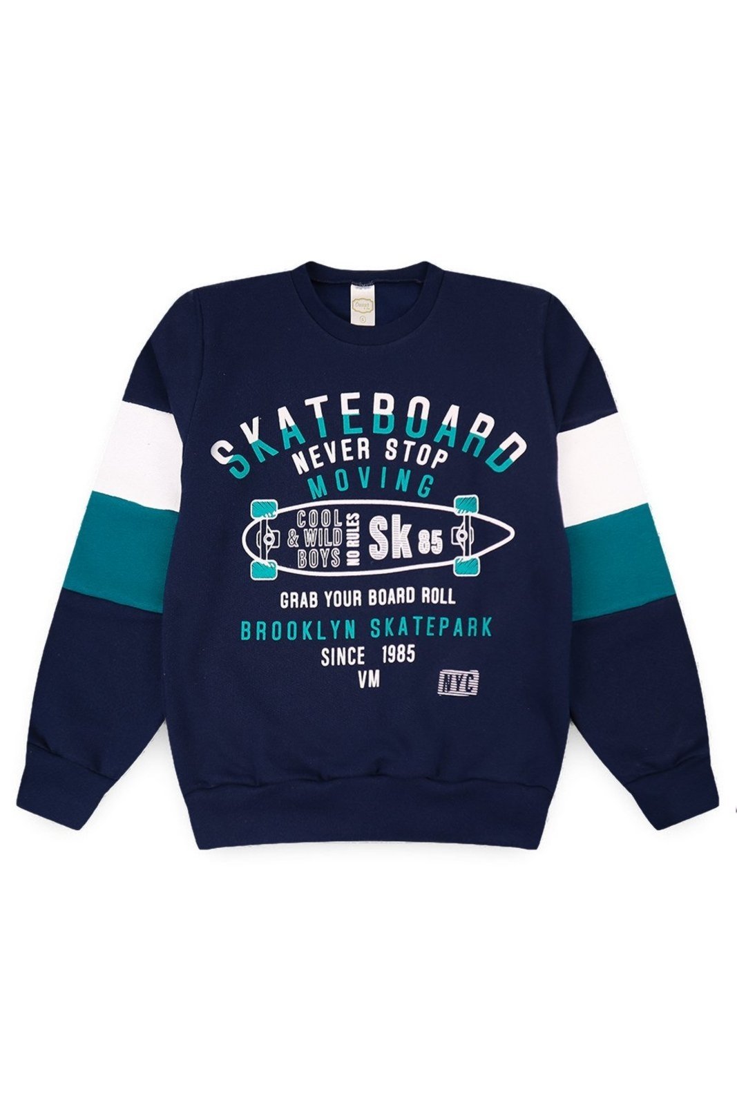 Infantil - Blusa Moletom Menino Skateboard
