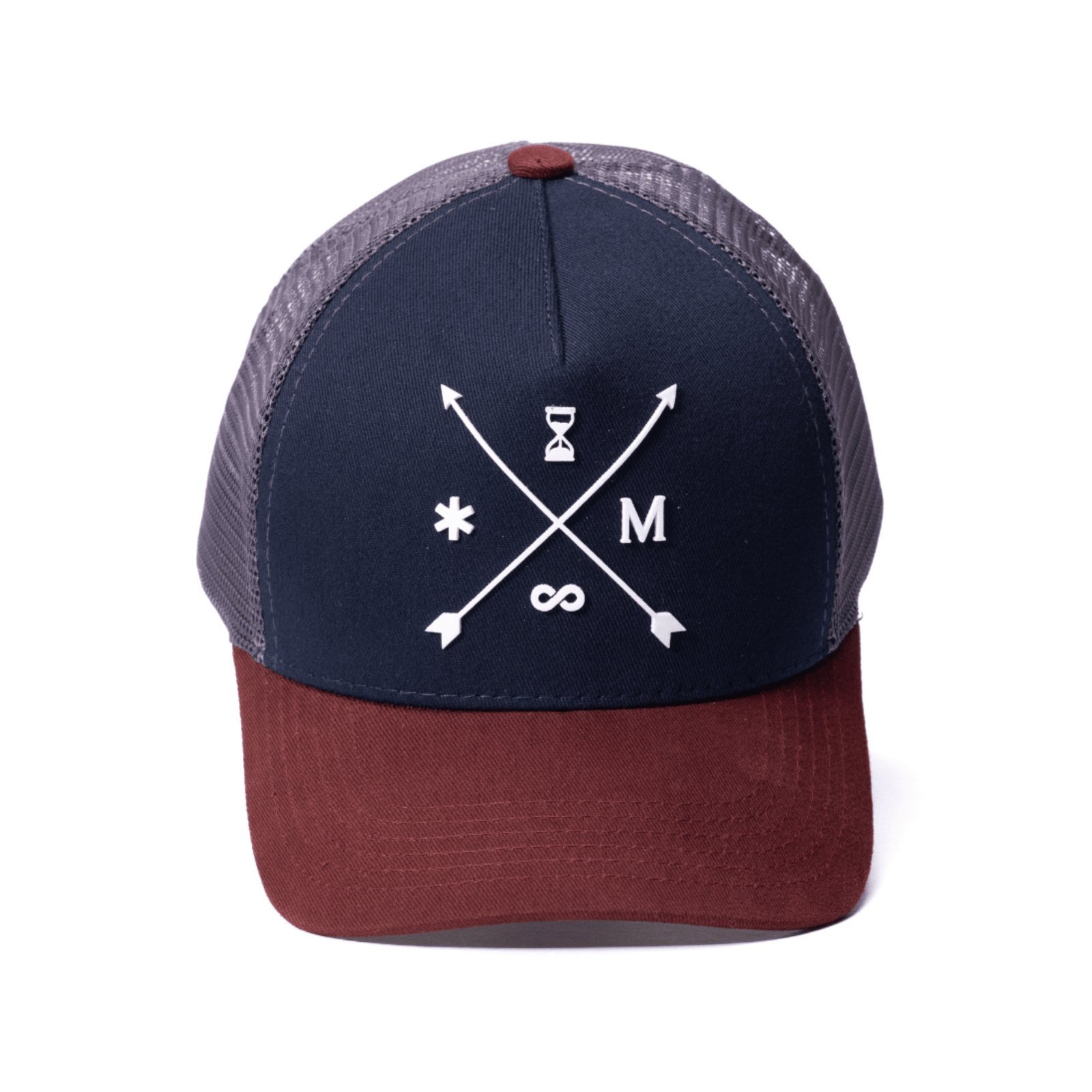 Vista 2 Boné Trucker - Modelo Seta MAKTUB STYLE azul MAKTUB STYLE azul
