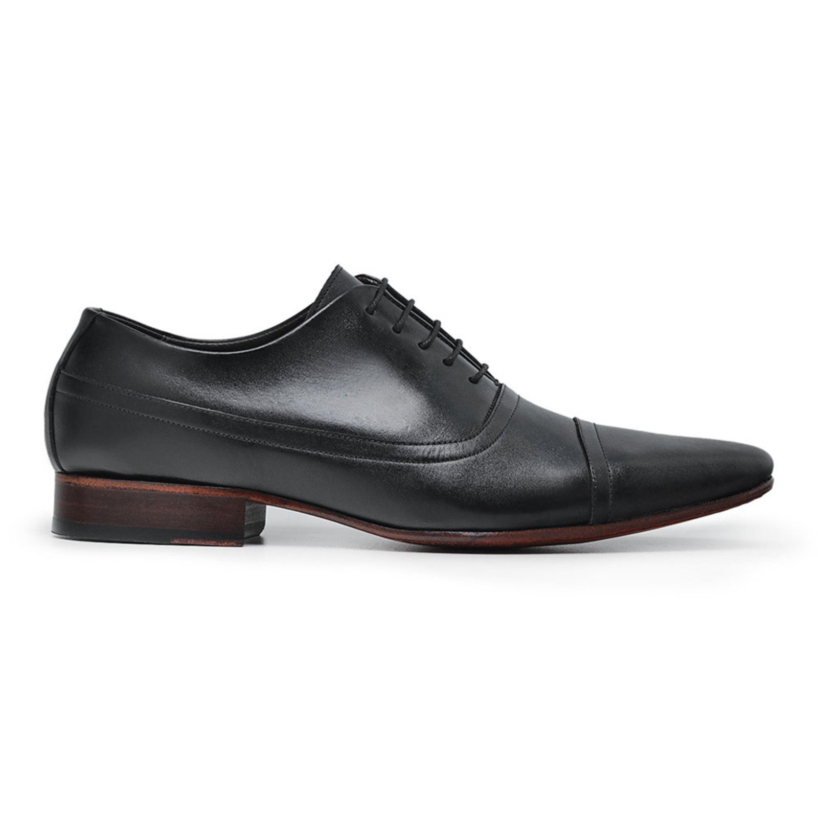Sapato Classico Oxford em Couro Paulo Vieira Cor Preto