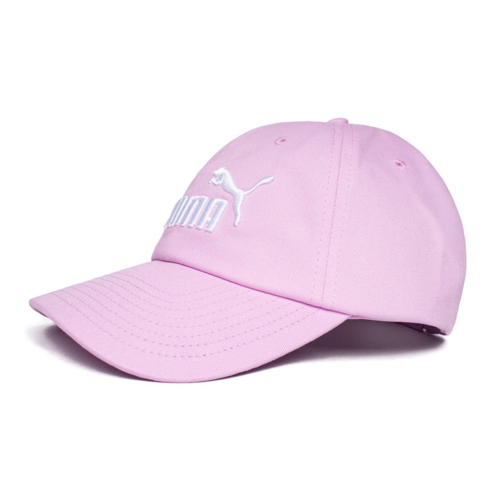 Boné Unissex Puma Ess Nº1 Logo Bb Cap Rosa Claro/Branco