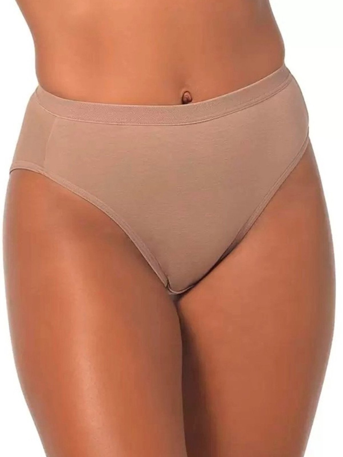 Calcinha Alta Lithos Demillus 26014/56014 Bege