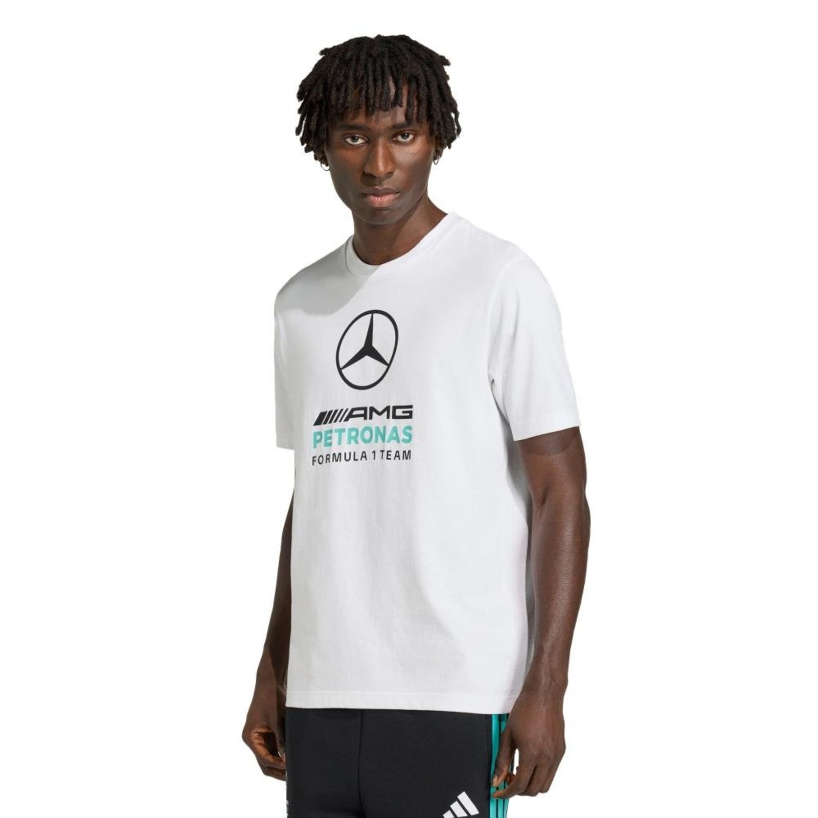 CAMISETA ESTAMPADA MERCEDES - AMG PETRONAS F1 TEAM DNA adidas Performance Branco