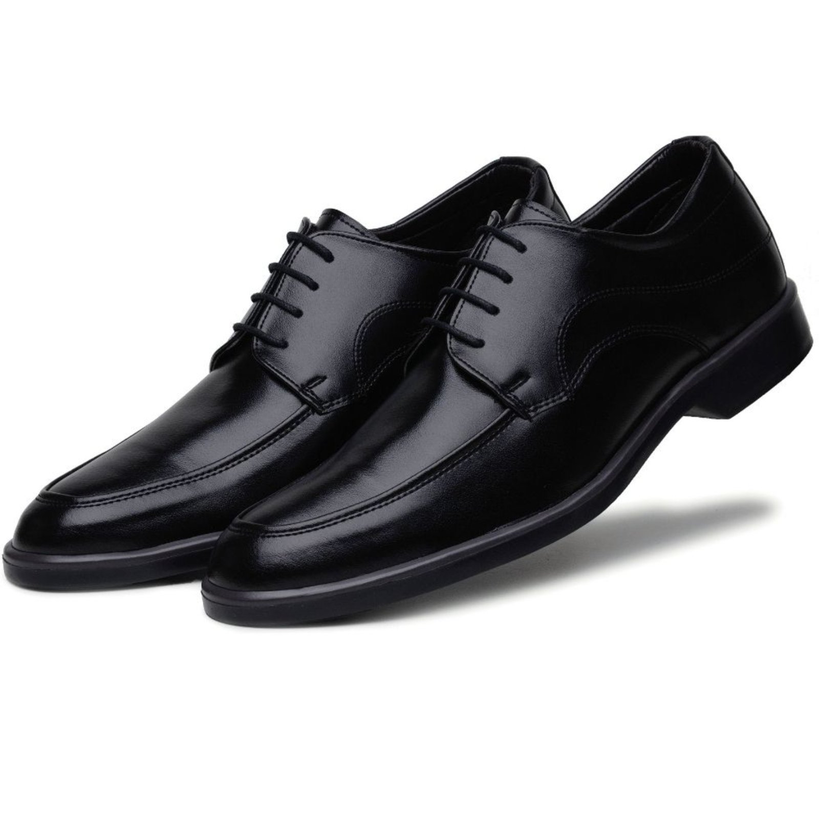 Sapato Oxford Bia Ramos Casual Social Confort com Cadarço Masculino Preto