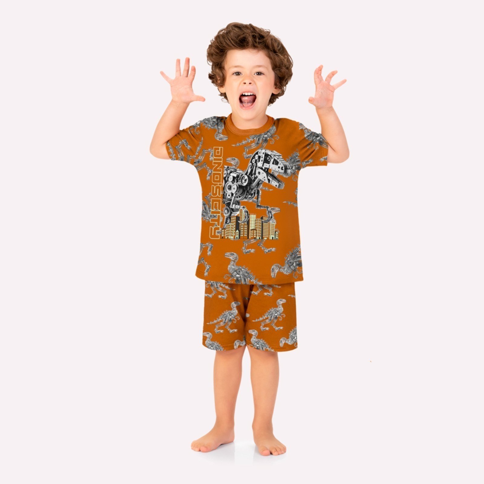 Pijama Menino Dinossauro Kyly