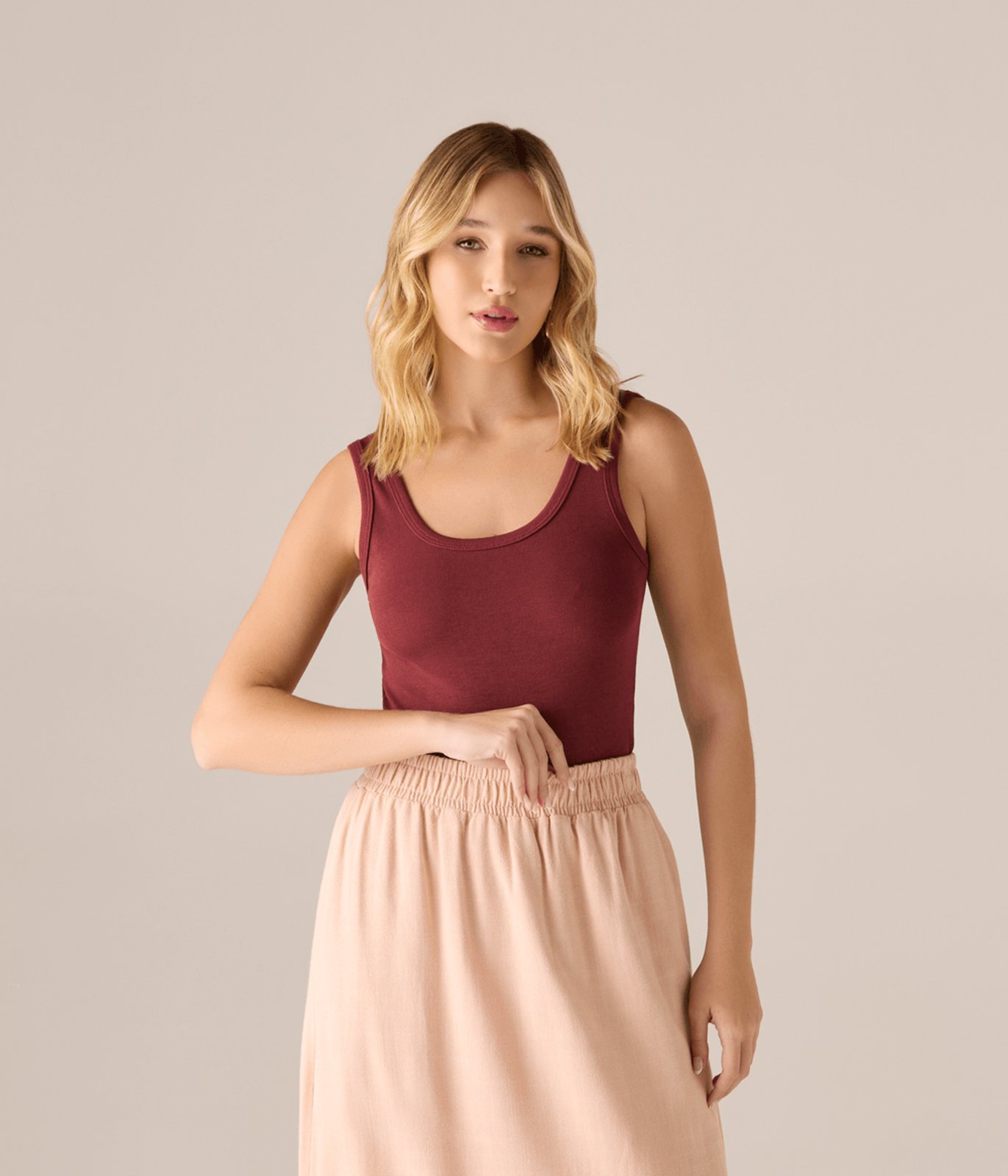 Regata Makenji Malha Tricot Feminina Bordo