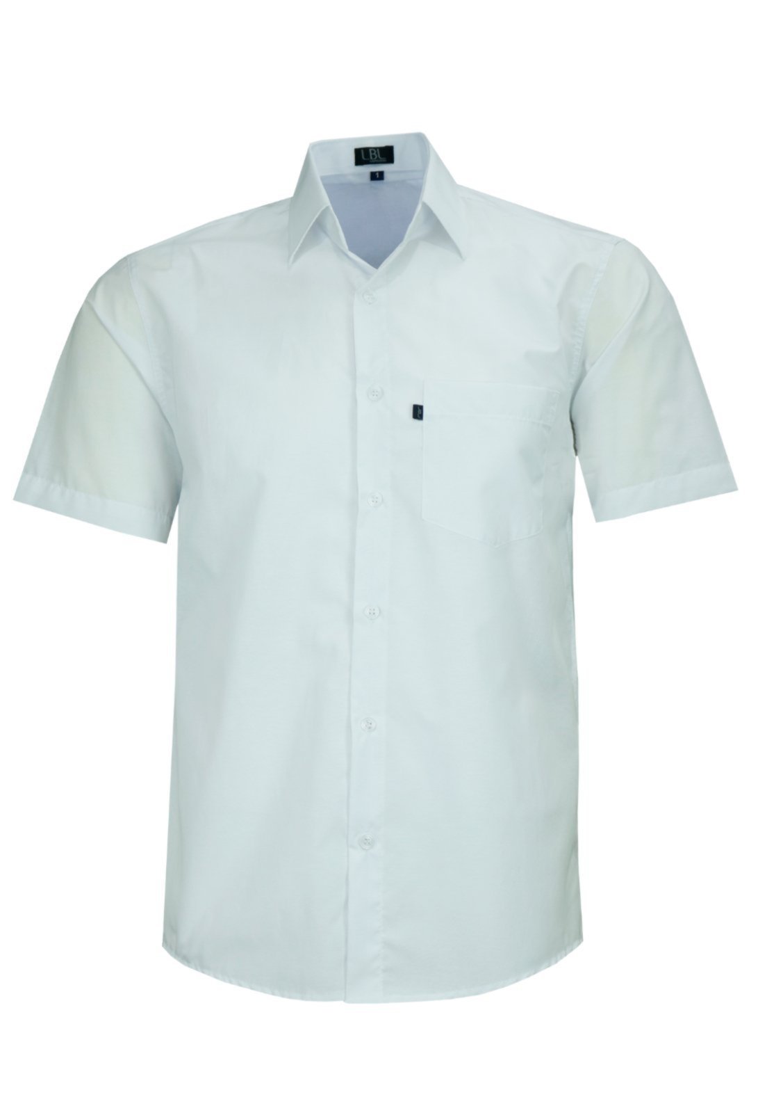 Camisa Masculina Manga Curta Lbl Clássica Com Bolso 3034