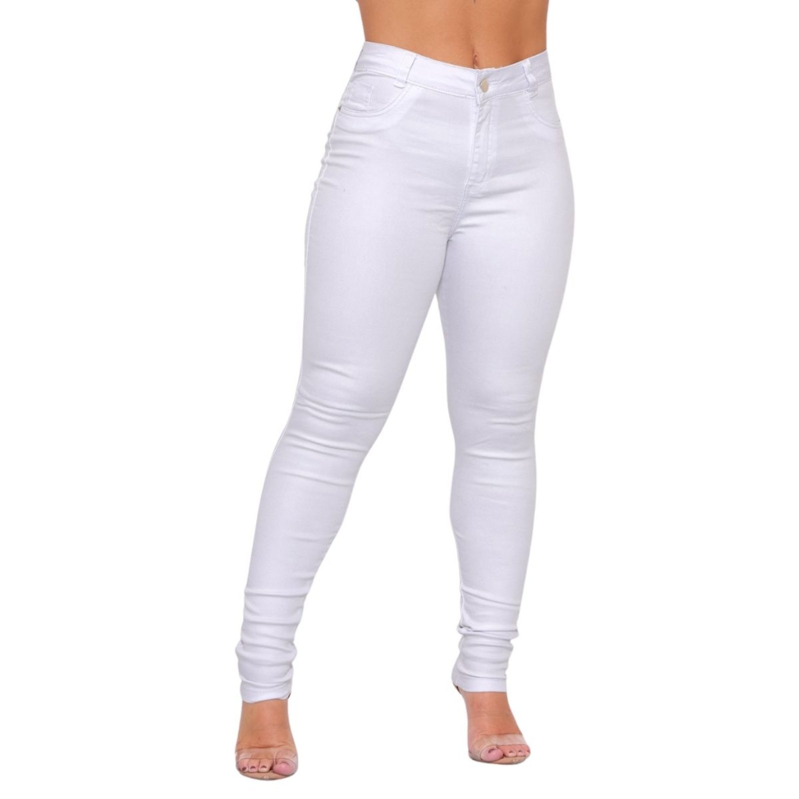 Calça Skinny Branca Alleppo Jeans
