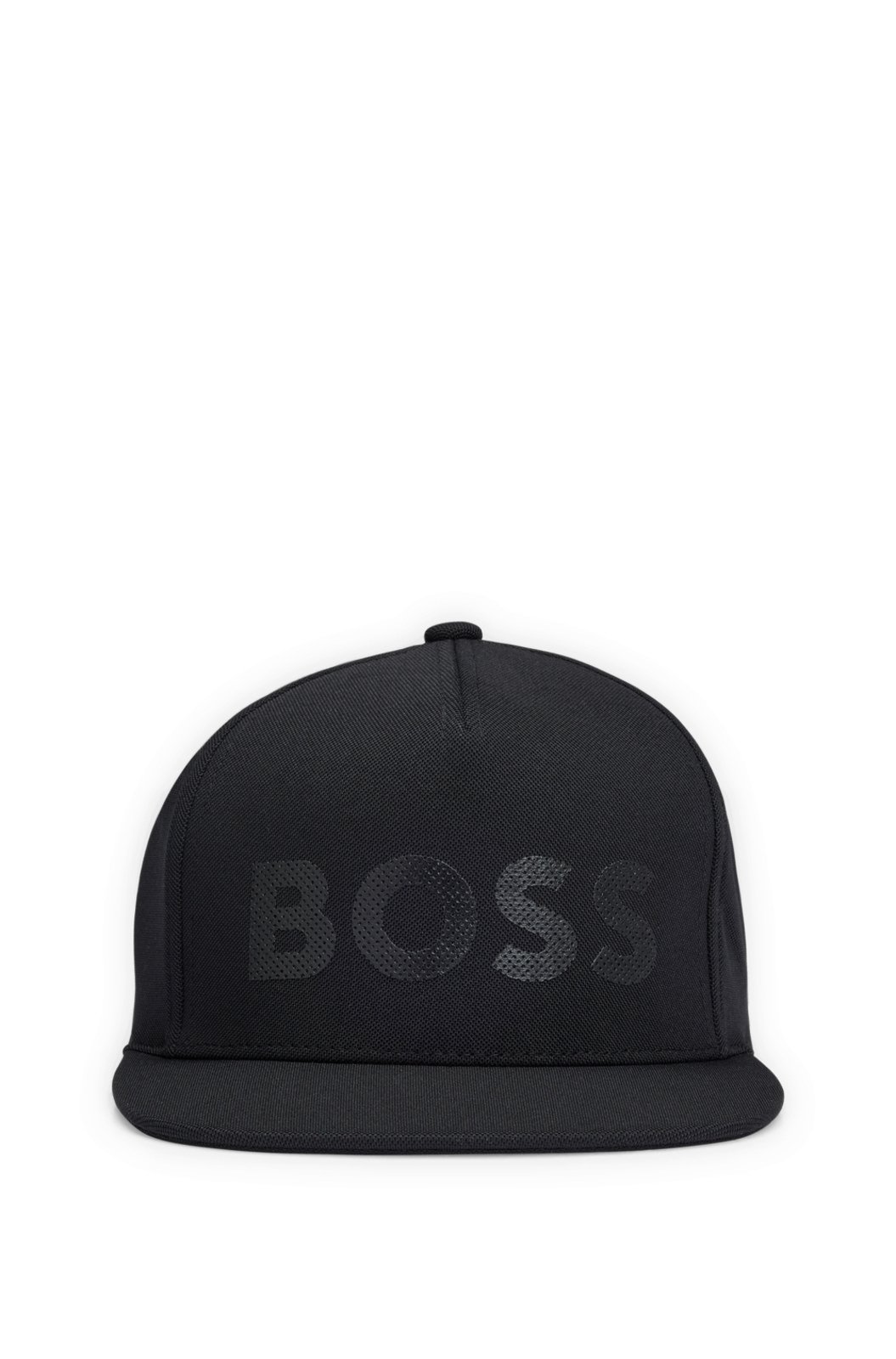 Boné Em Piqué Stretch Com Detalhe Do Logo