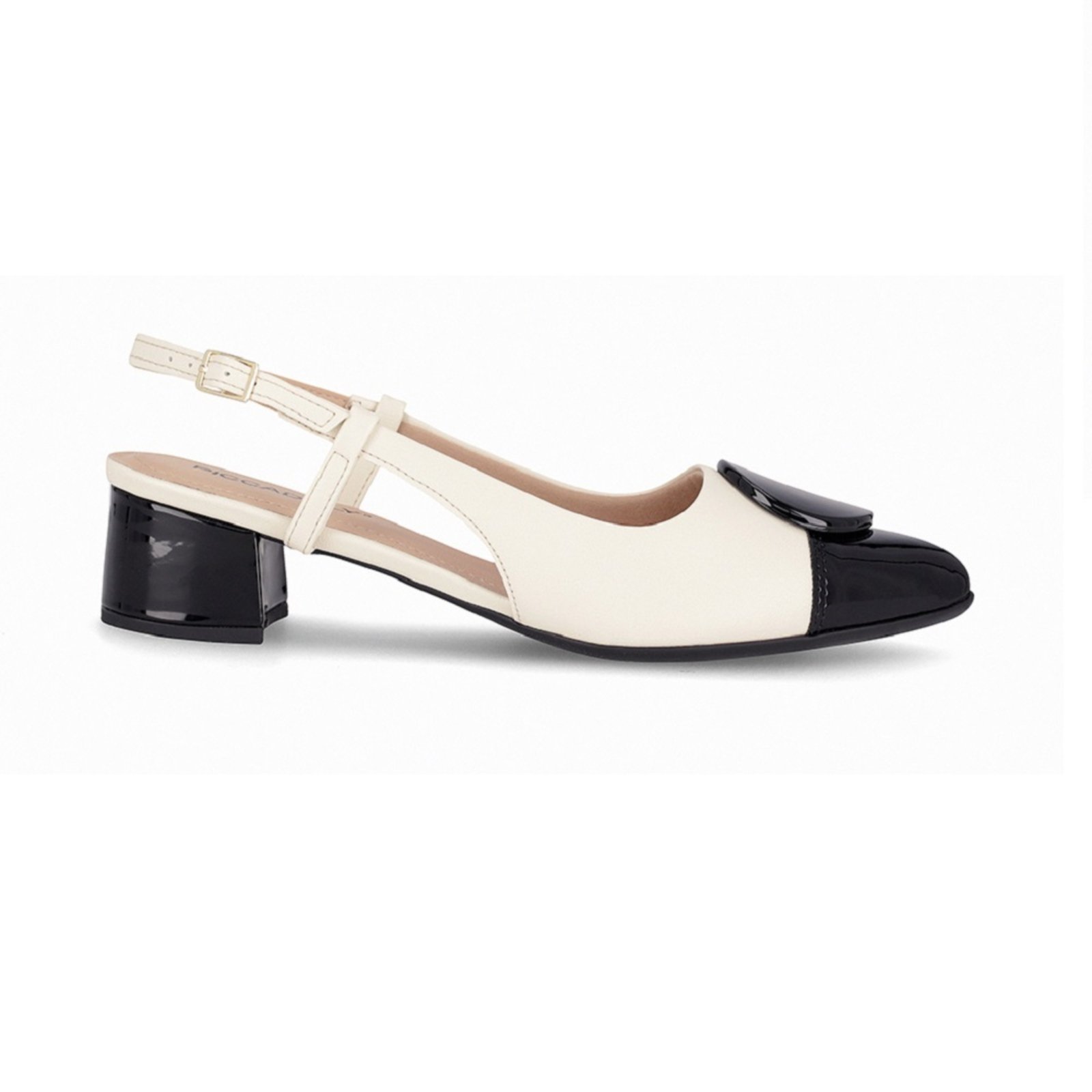 Sapato Sling Back Piccadilly 739085 Feminino – Off White