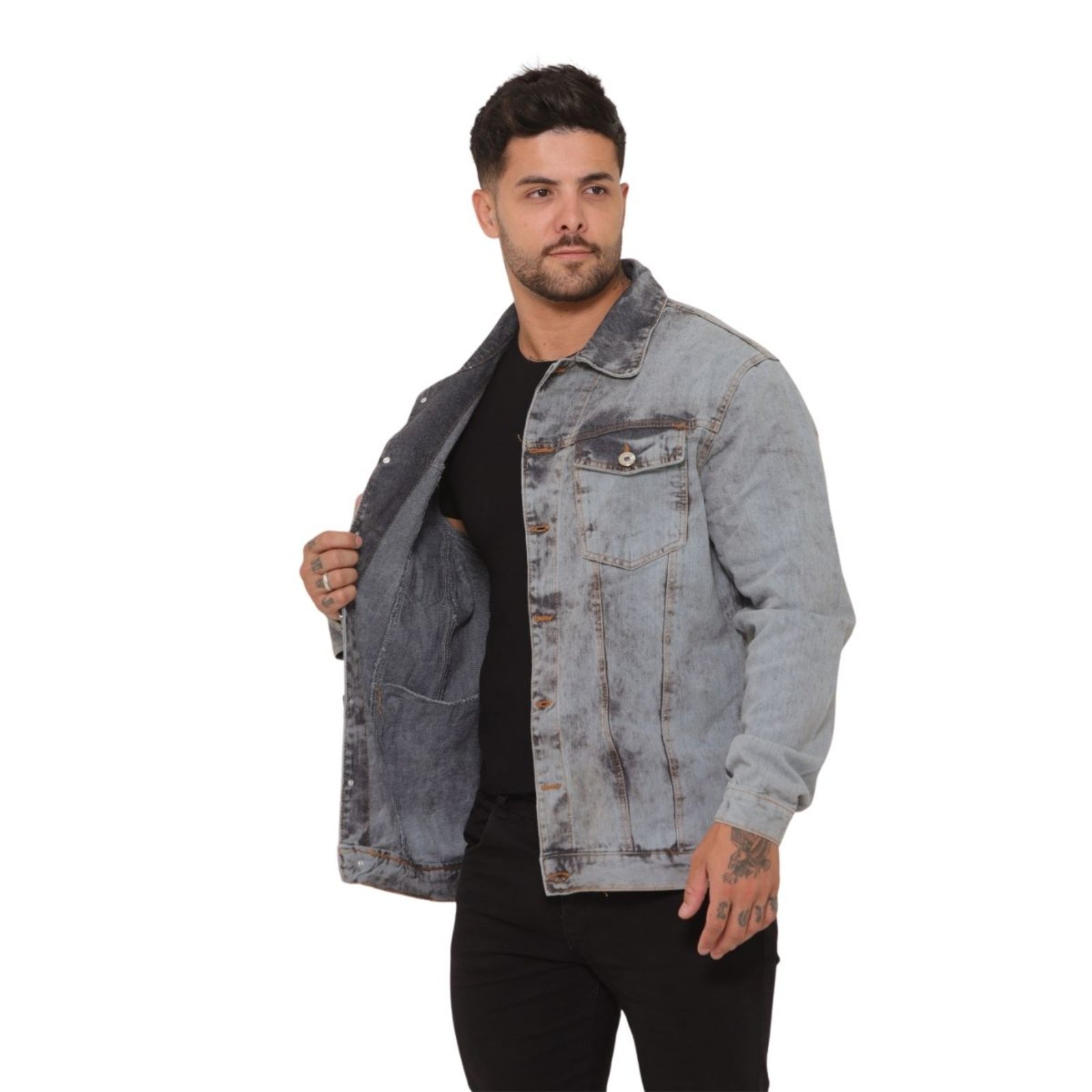 Jaqueta Moda Masculina Manchada Marley