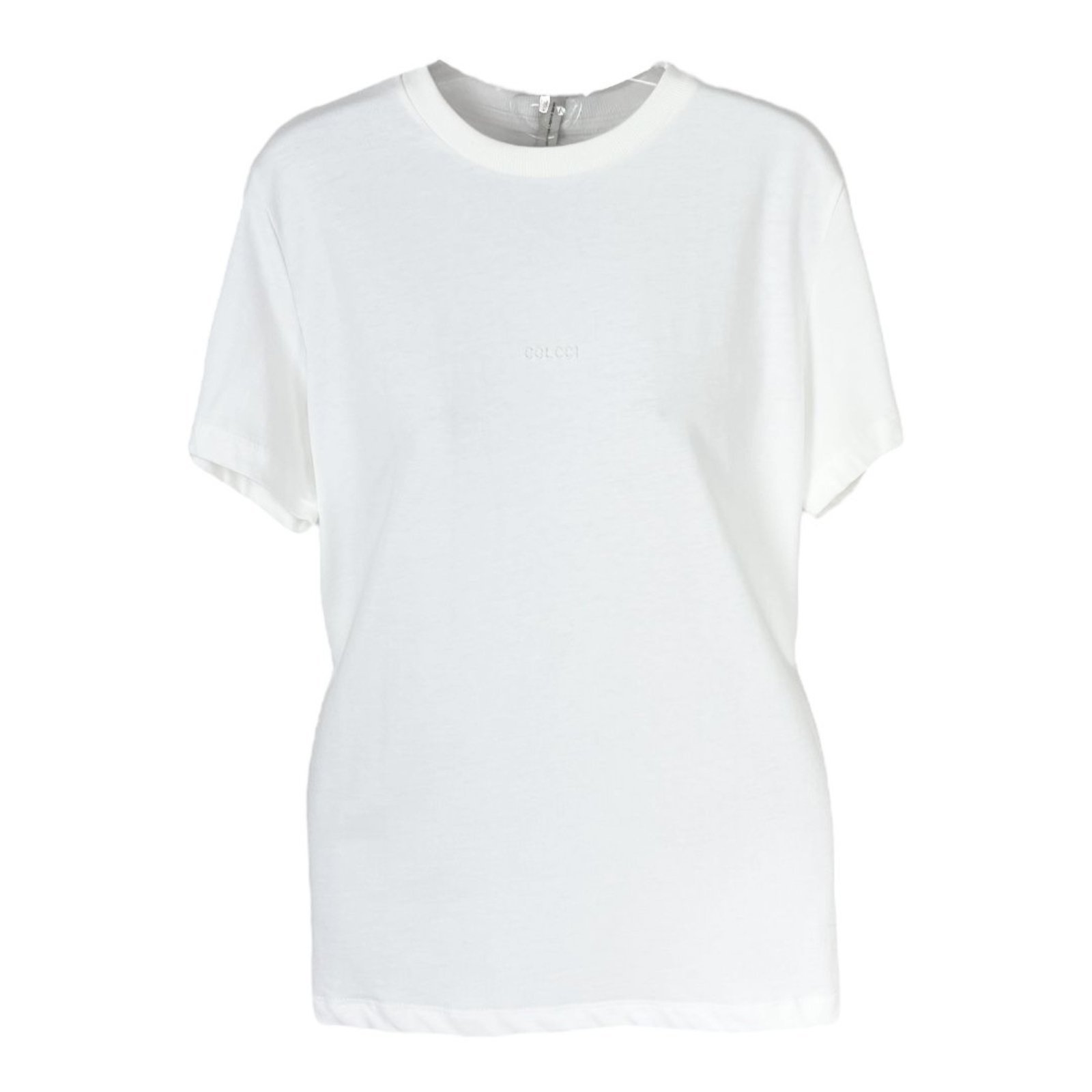 Camiseta Feminina Basic Manga Curta Colcci Off Shell