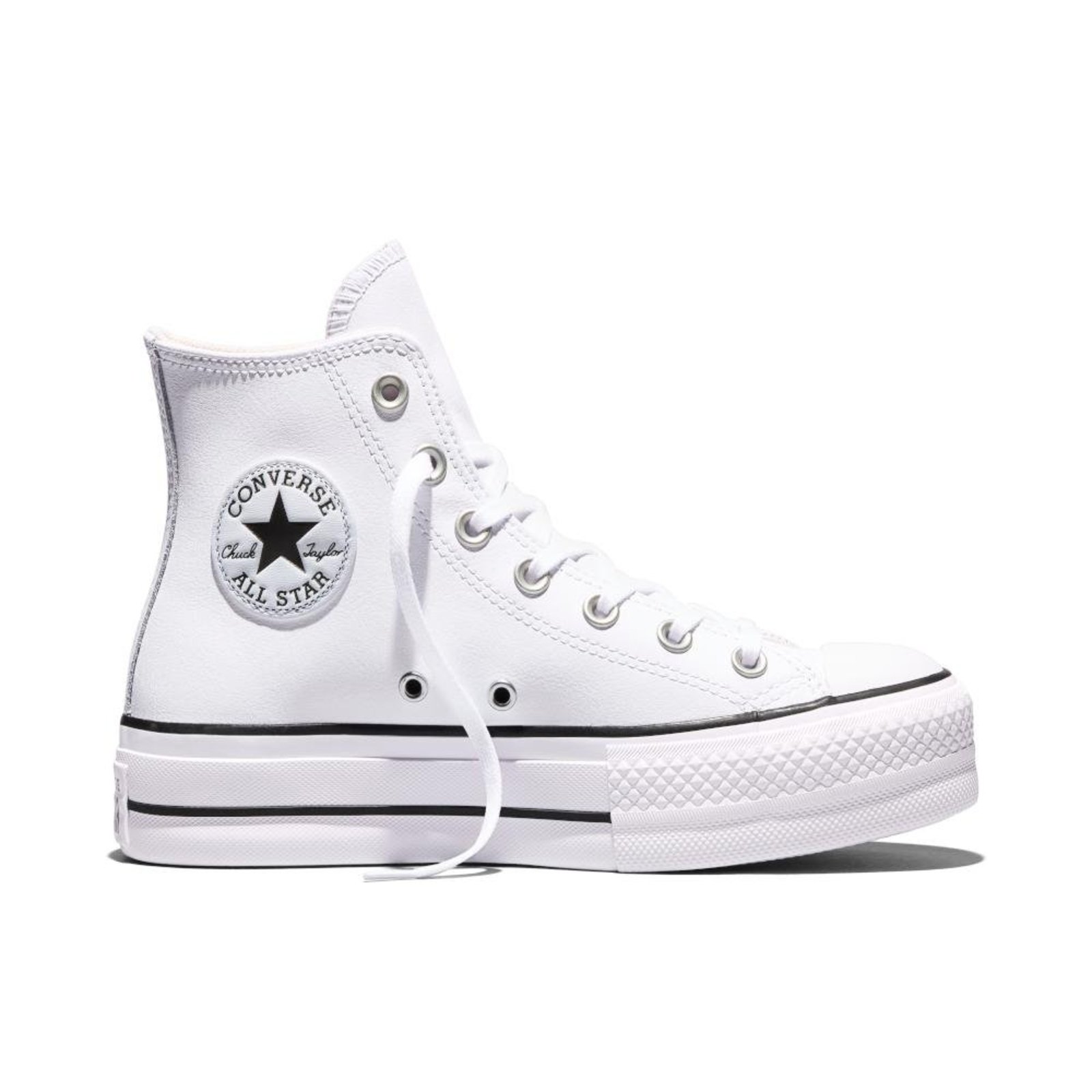 Tênis Chuck Taylor All Star Lift Sintético Cano Alto Branco